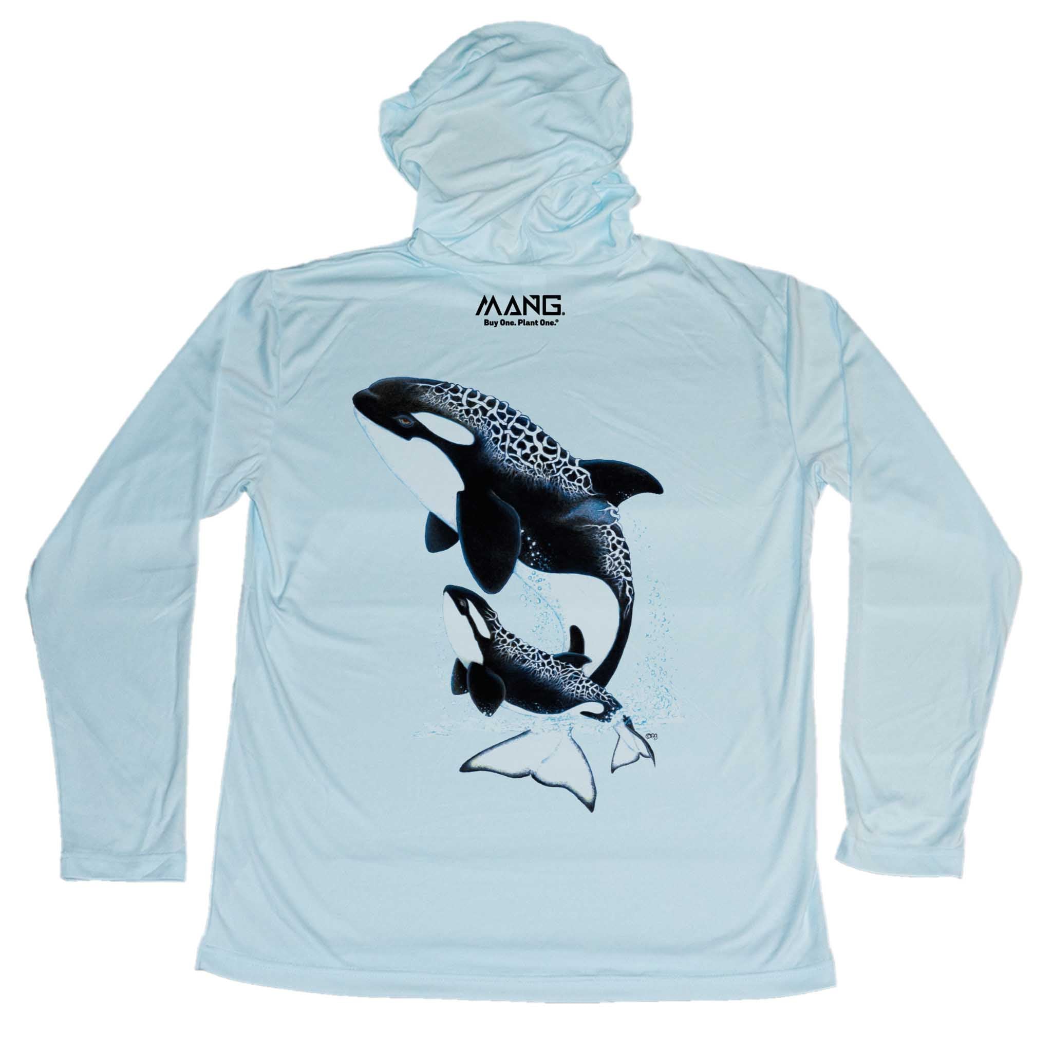 Youth Orca UPF 50 Sun Hoodie | MANG Gear