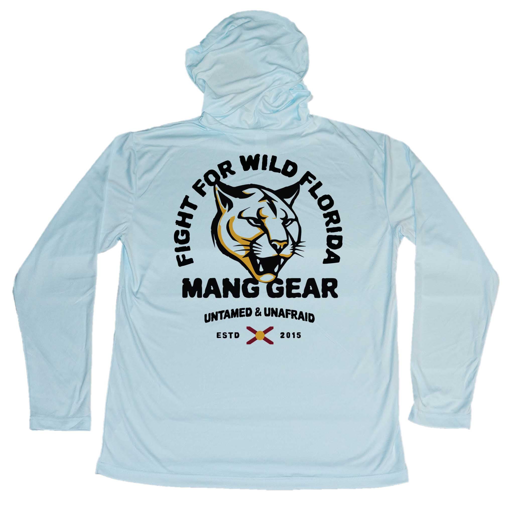 Youth Wild Florida Panther UPF 50 Sun Hoodie MANG Gear