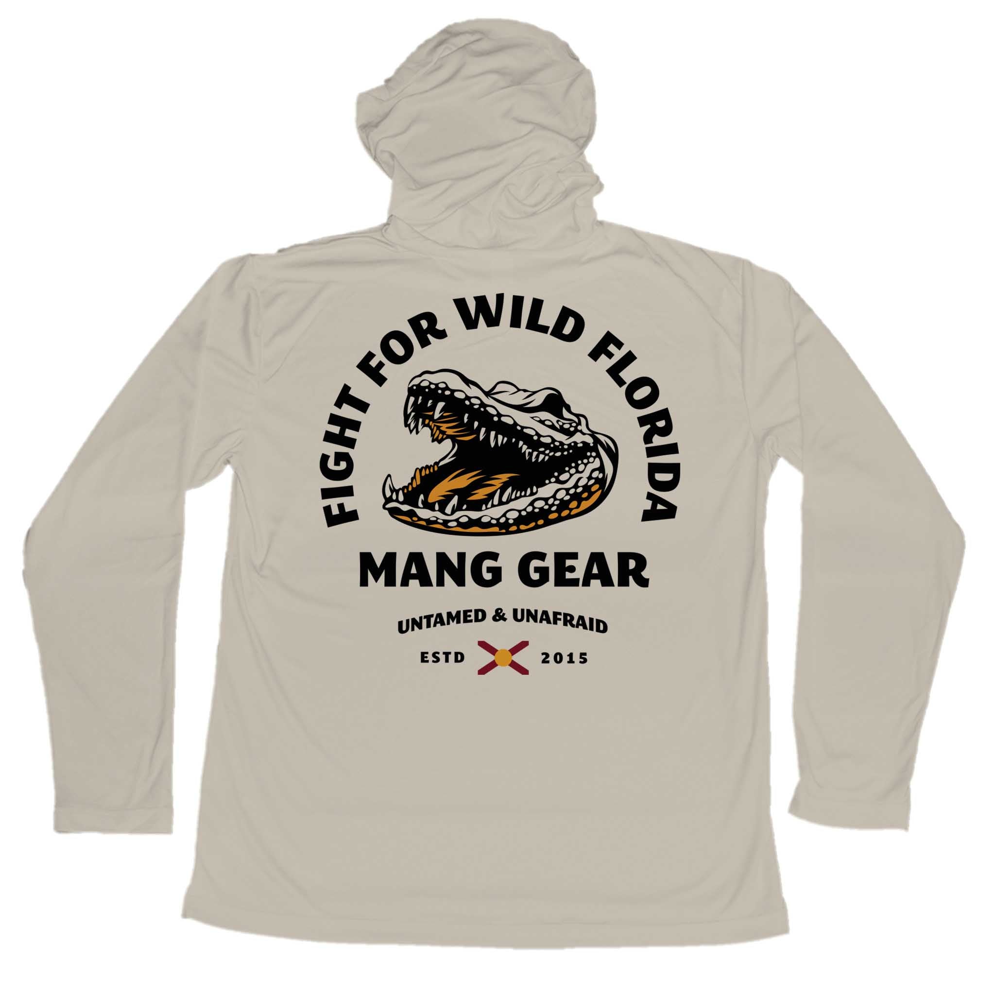 Men's Fight For Wild Florida Gator Sun Hoodie MANG Gear