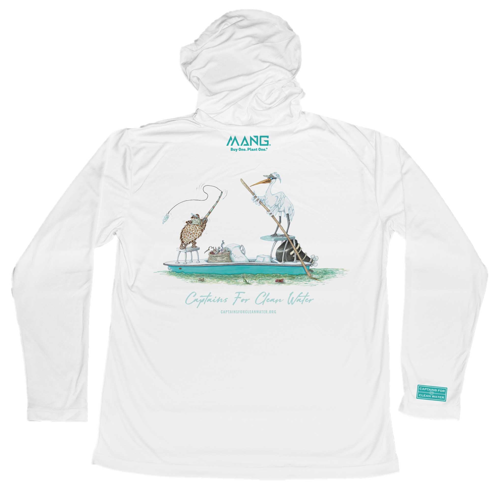 Men's Captains For Clean Water UPF 50 Sun Hoodie | MANG Gear