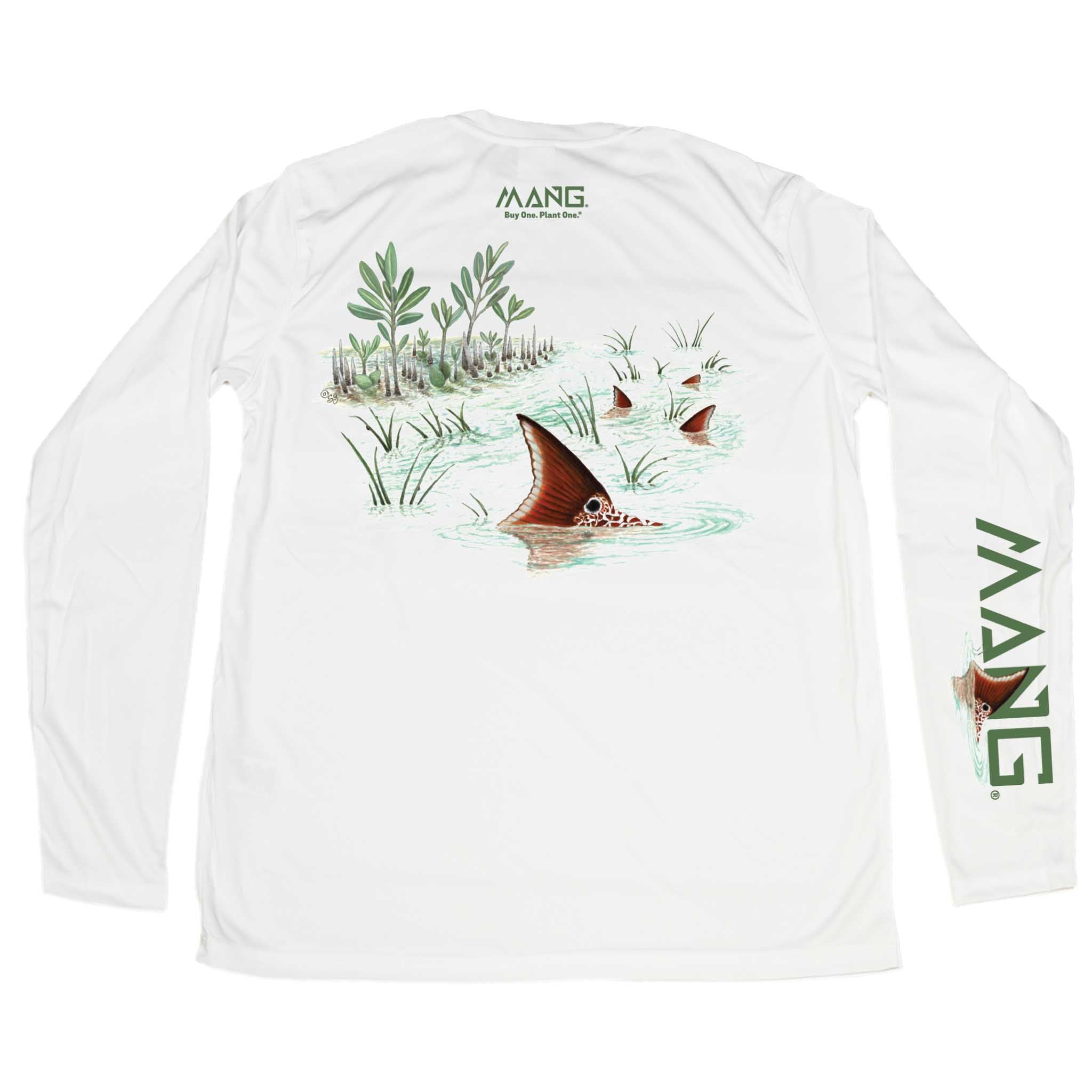 Men's Tailing Redfish Performance Longsleeve Shirt | MANG Gear