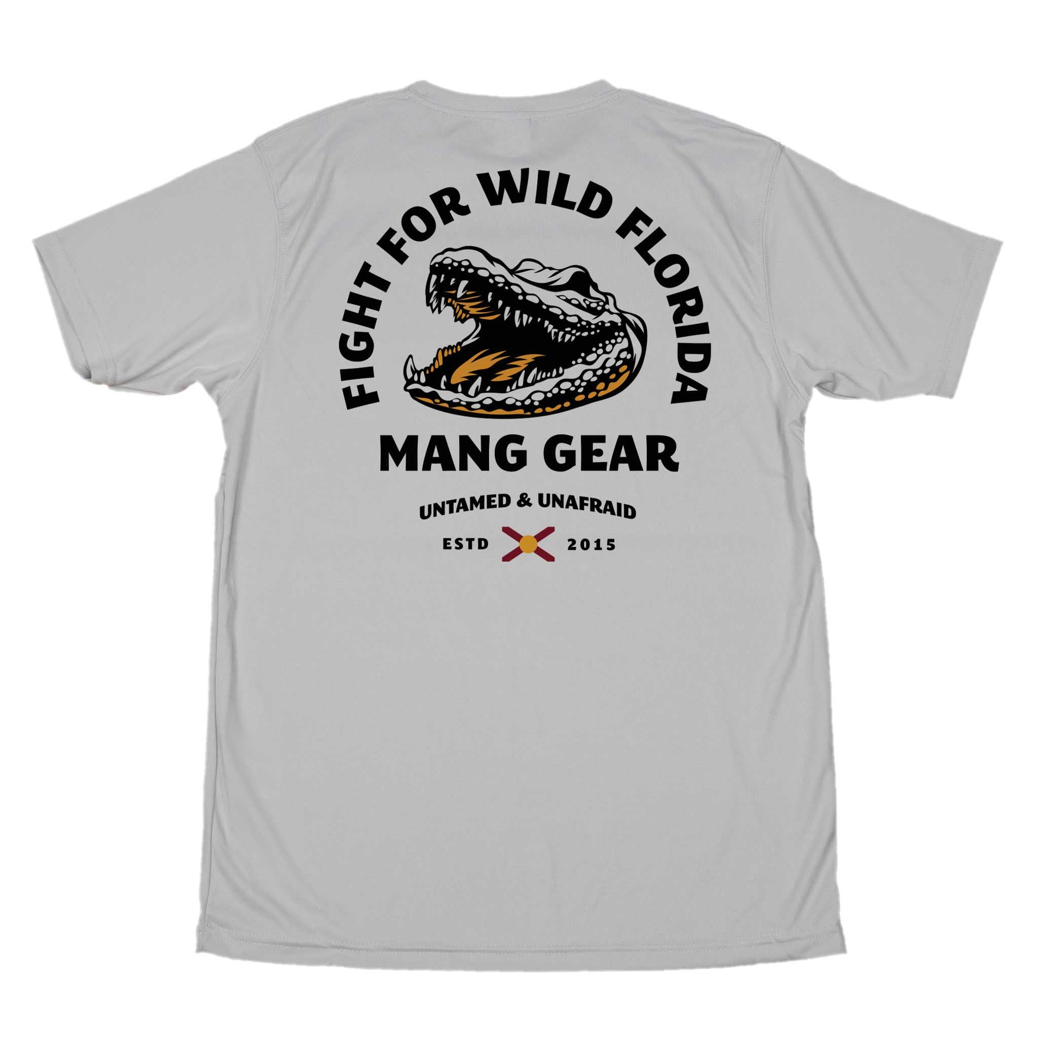 Men's Fight For Wild Florida Gator Short Sleeve Sun Shirt | MANG Gear