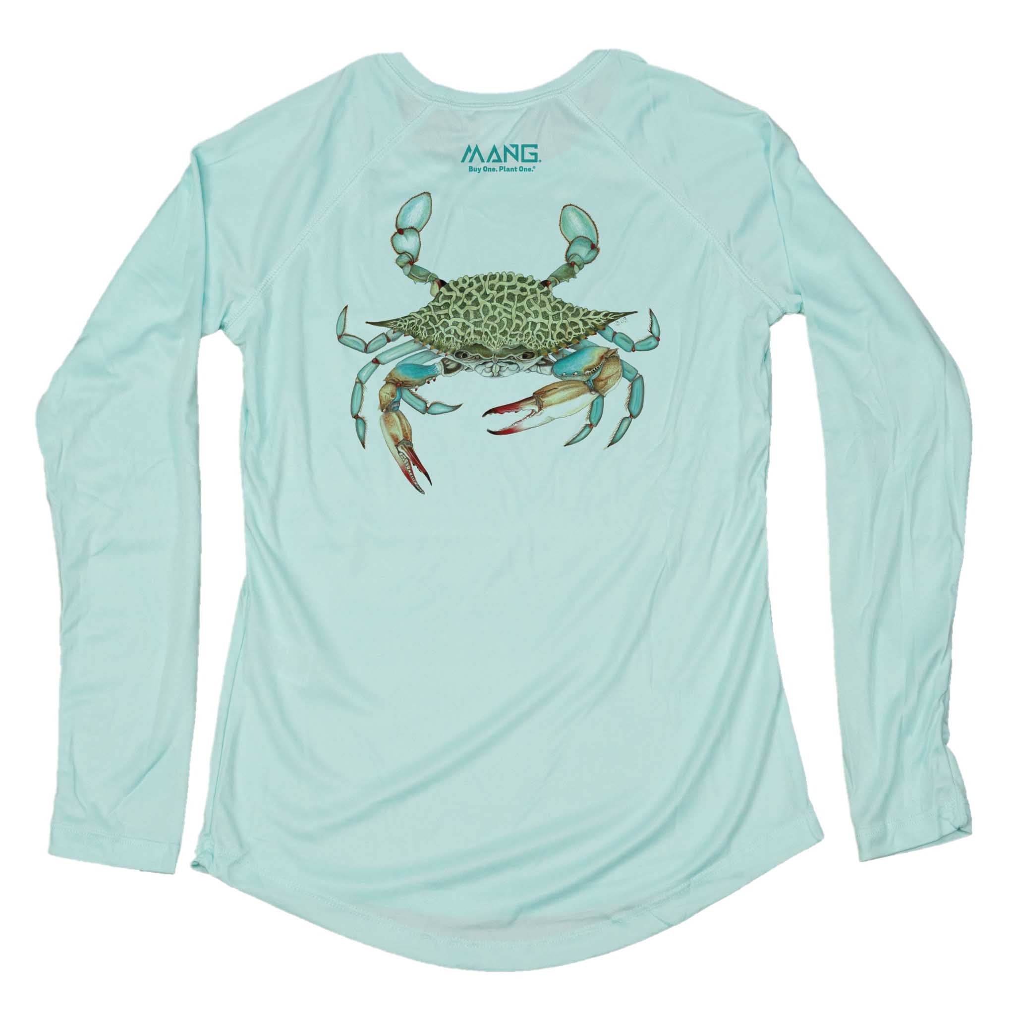 MANG Blue Crab MANG - Women's - LS - XS-Seagrass