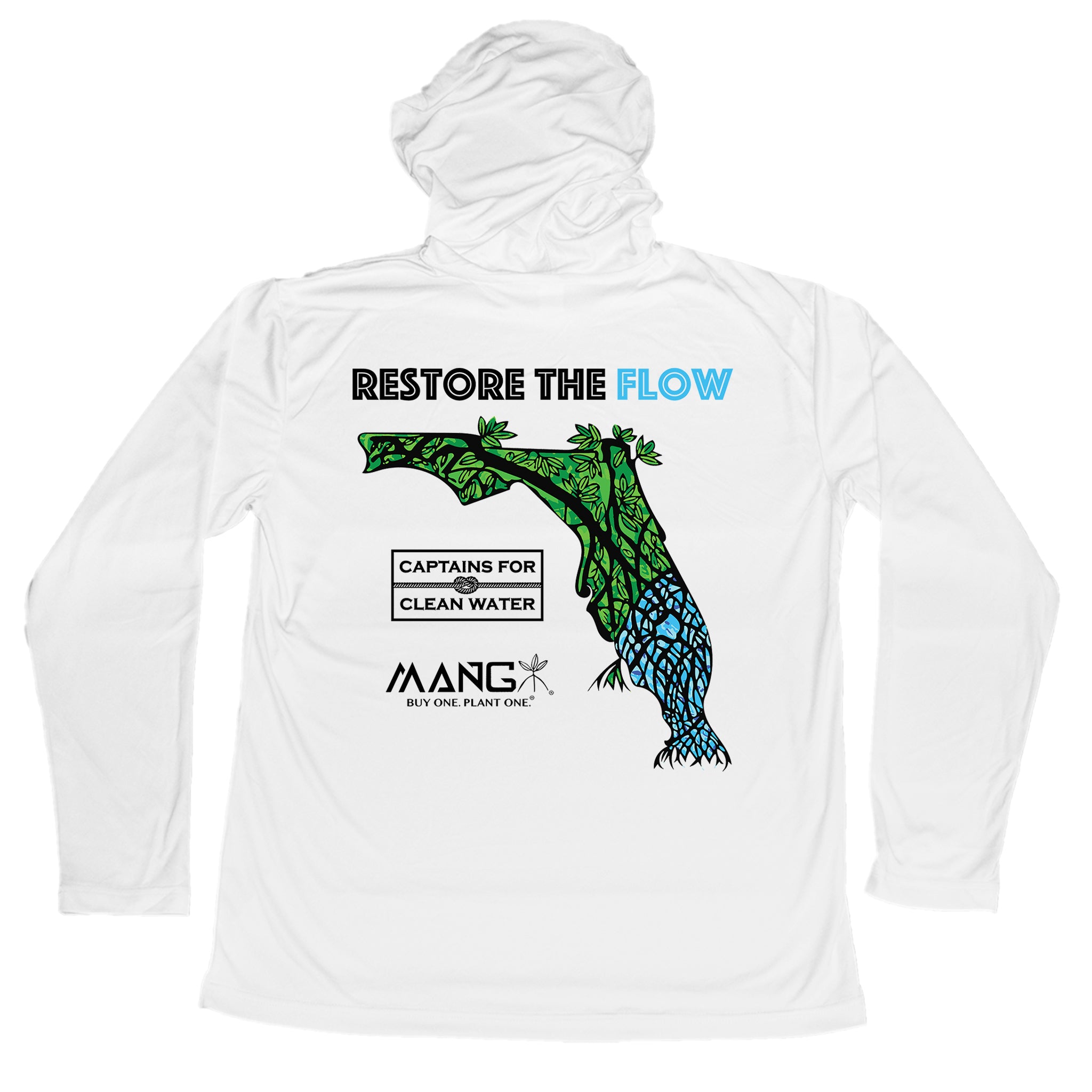 MANG Restore The Flow Hoodie - XS-White