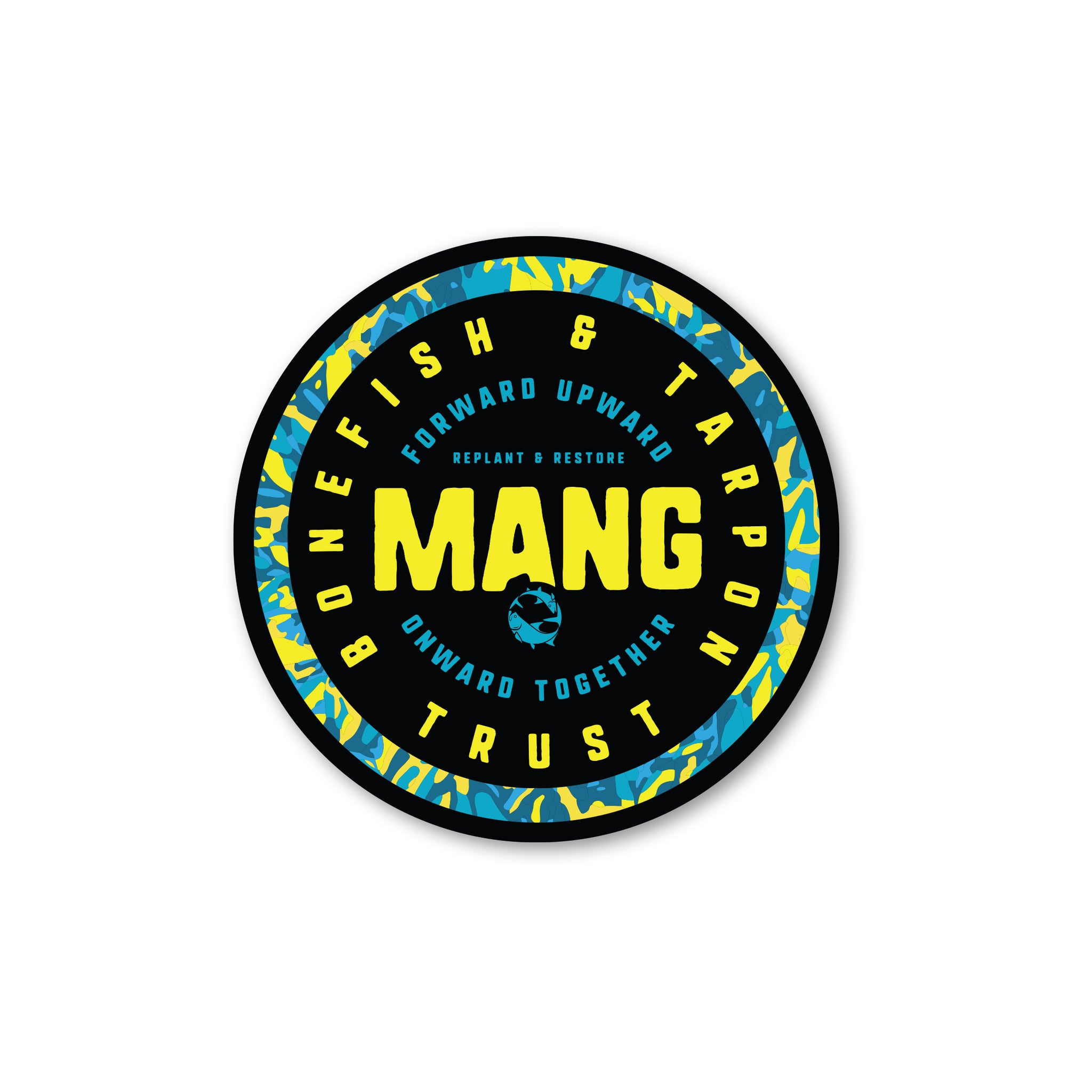 MANG Bahamas Restoration Badge - Sticker - -