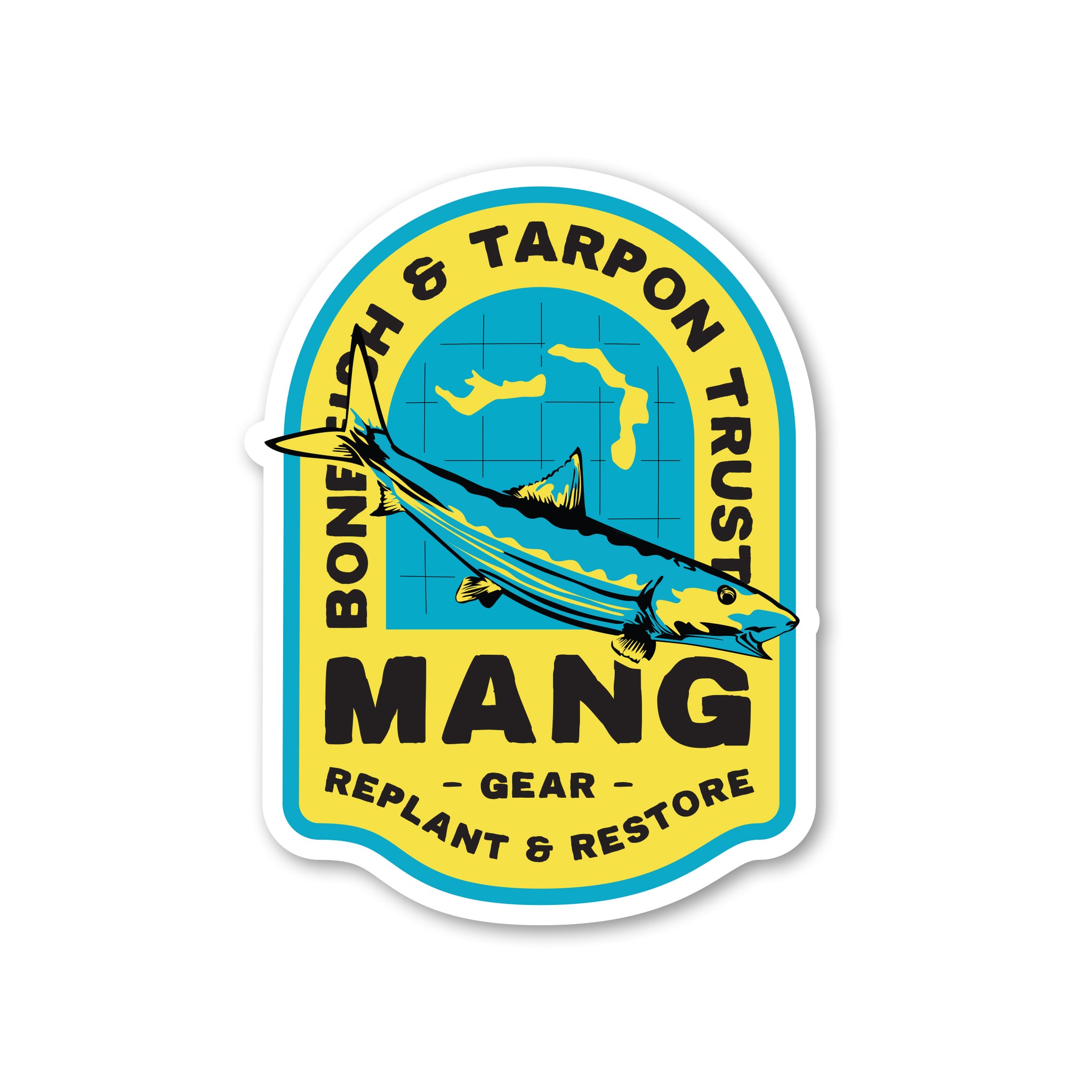 MANG Bahamas Restoration Bonefish - Sticker - -