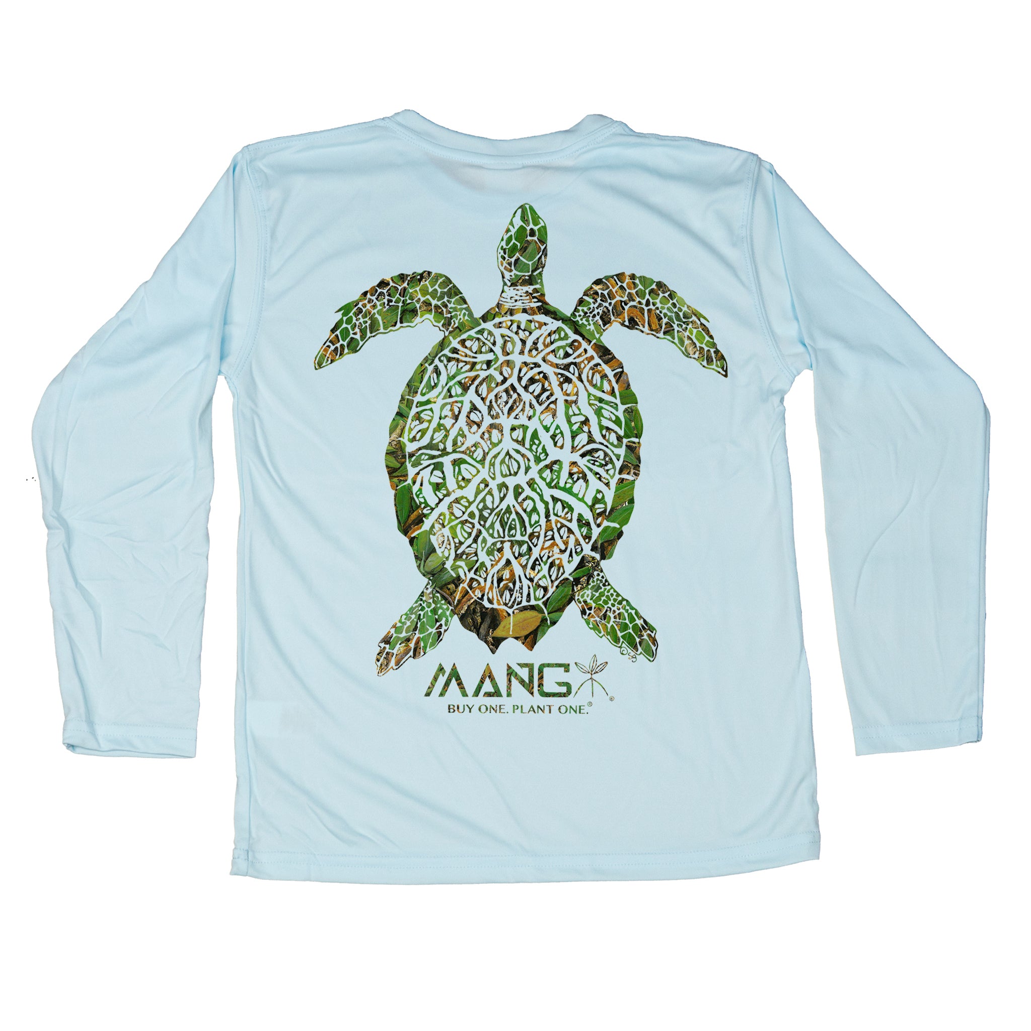 MANG Grassy Turtle - Youth - YS-Arctic Blue