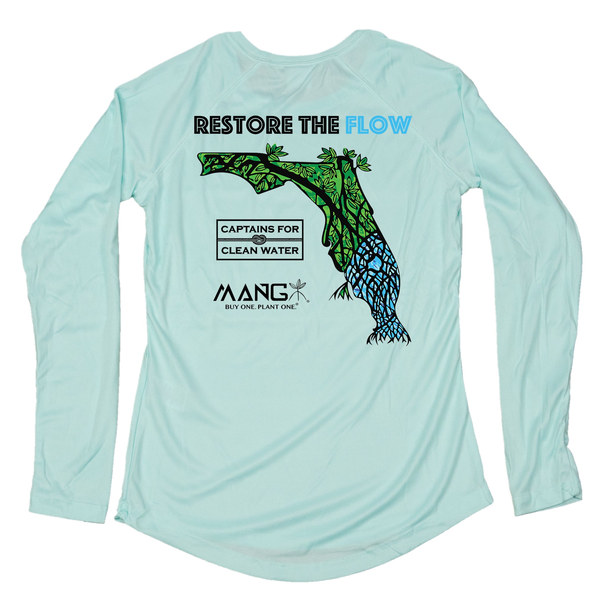 MANG Restore The Flow™ - Women's - LS - XS-Seagrass