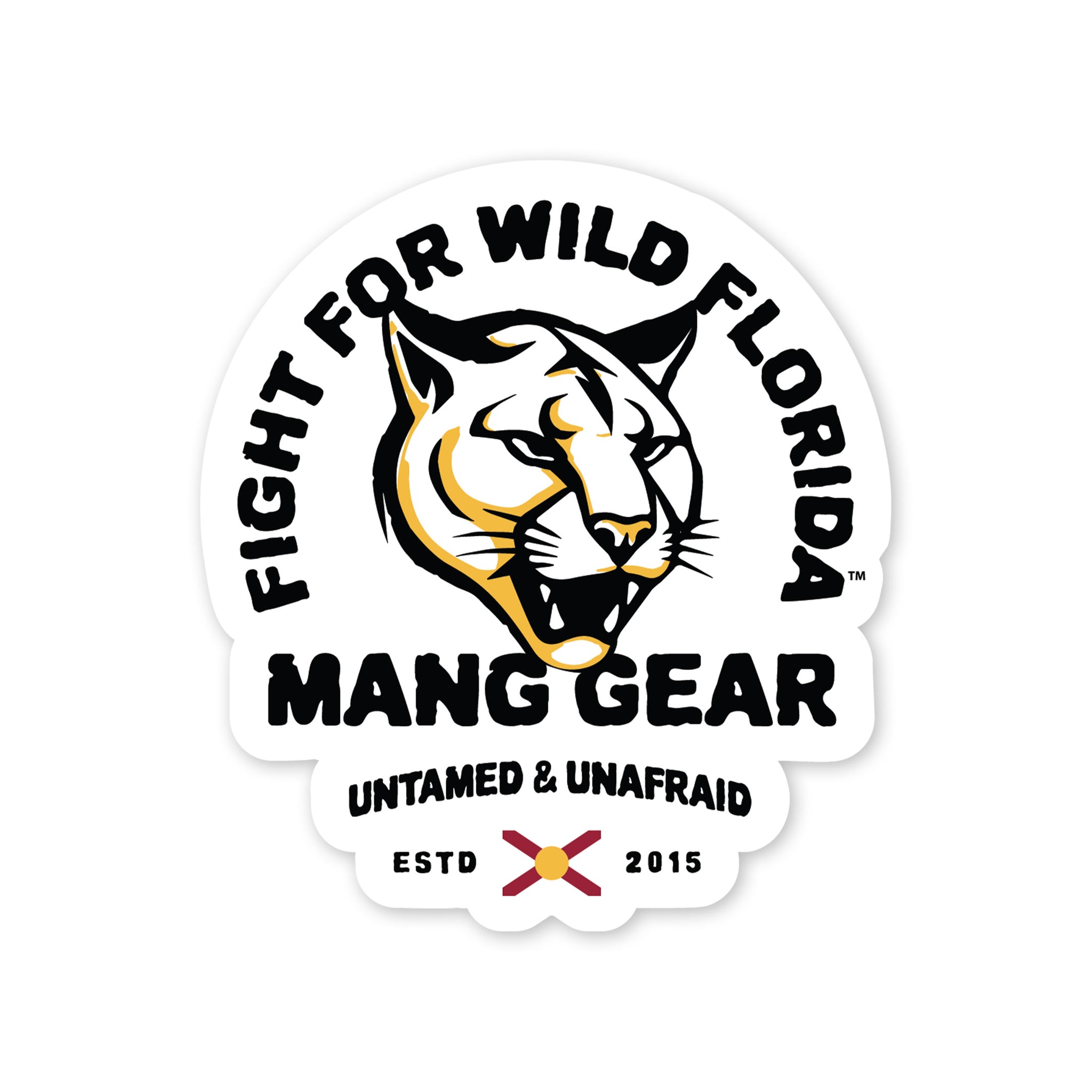 MANG Fight For Wild Florida Panther - Sticker - -
