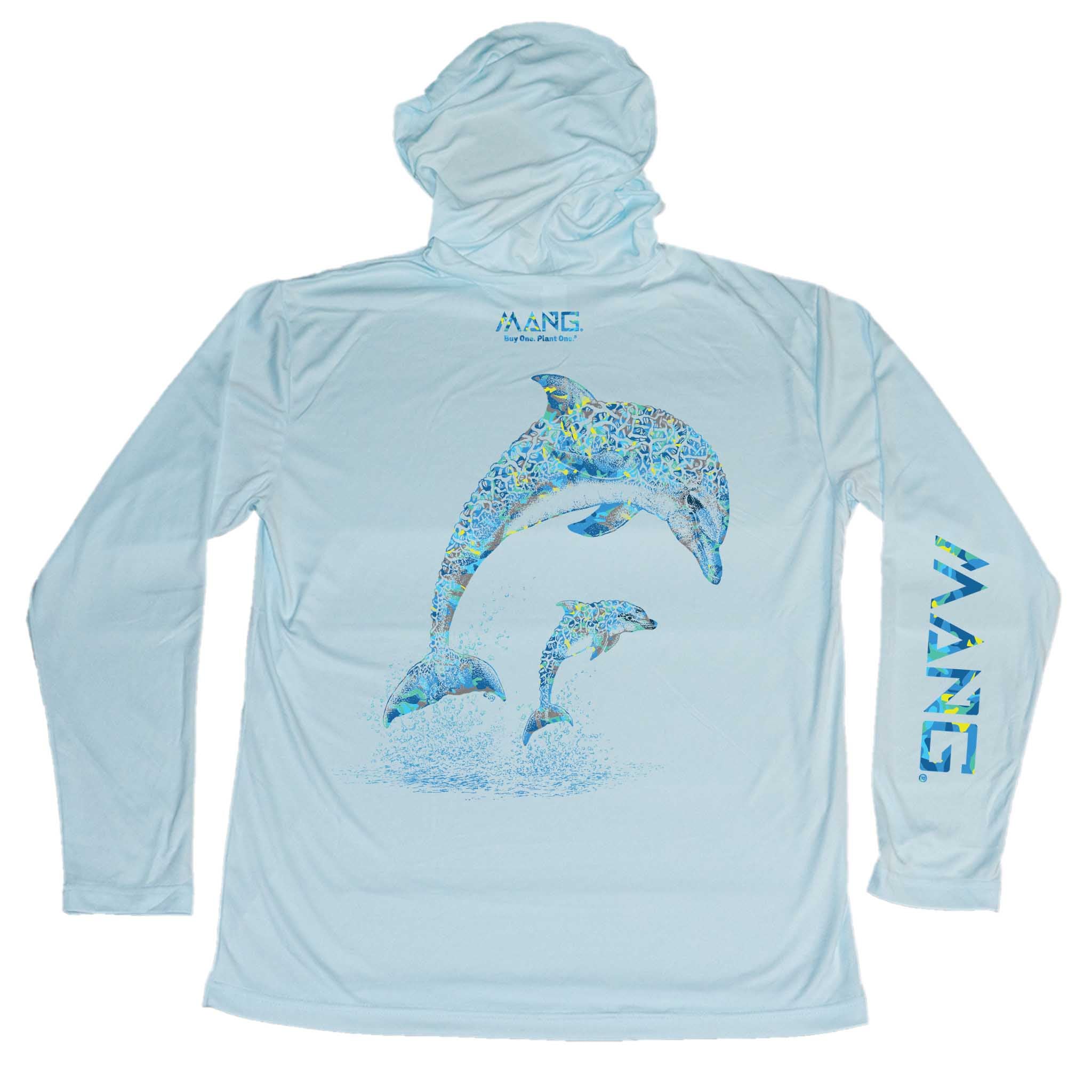 MANG Dolphin MANG Hoodie - XS-Arctic Blue