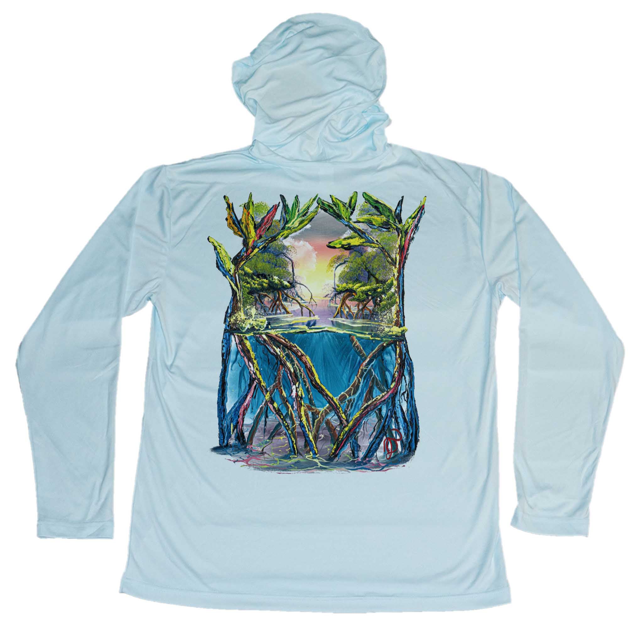 MANG Guard the Groves MANG - Youth - Hoodie - YXS-Arctic Blue