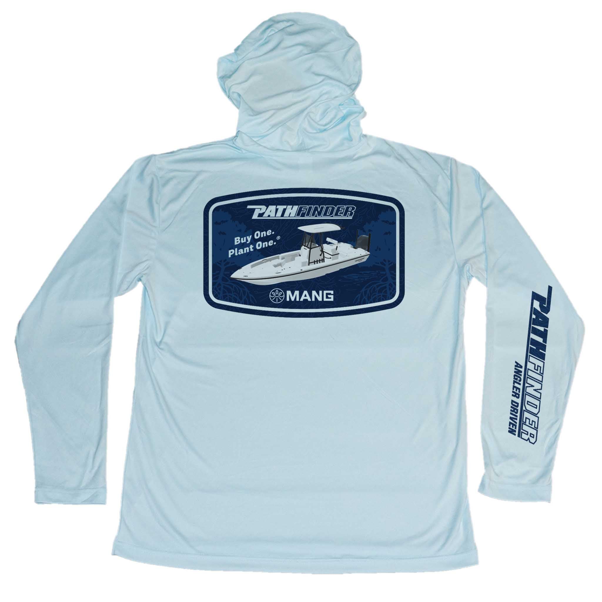 MANG Pathfinder x MANG Hoodie - S-Arctic Blue
