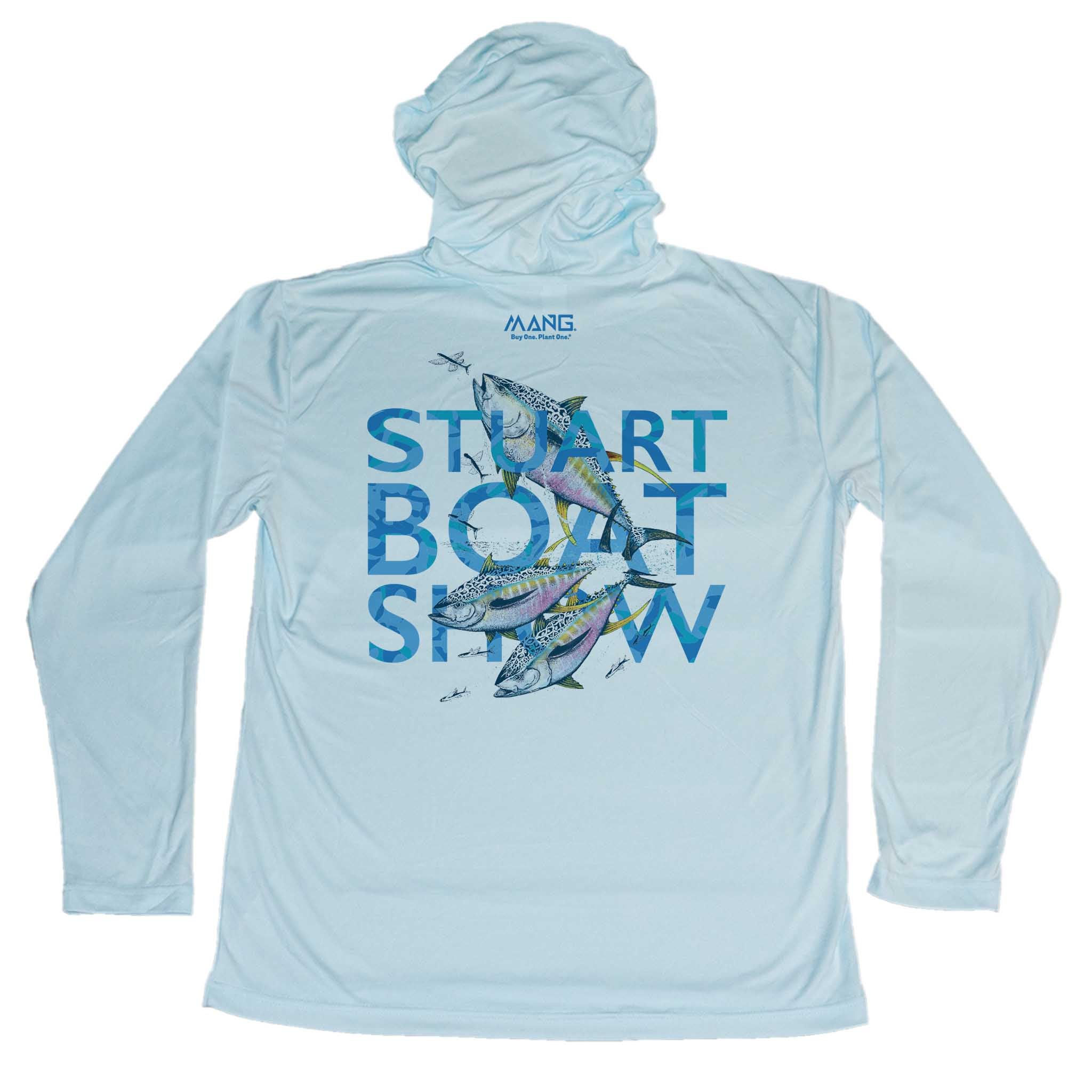 MANG Stuart Boat Show 50th Anniversary Hoodie - XS-Arctic Blue