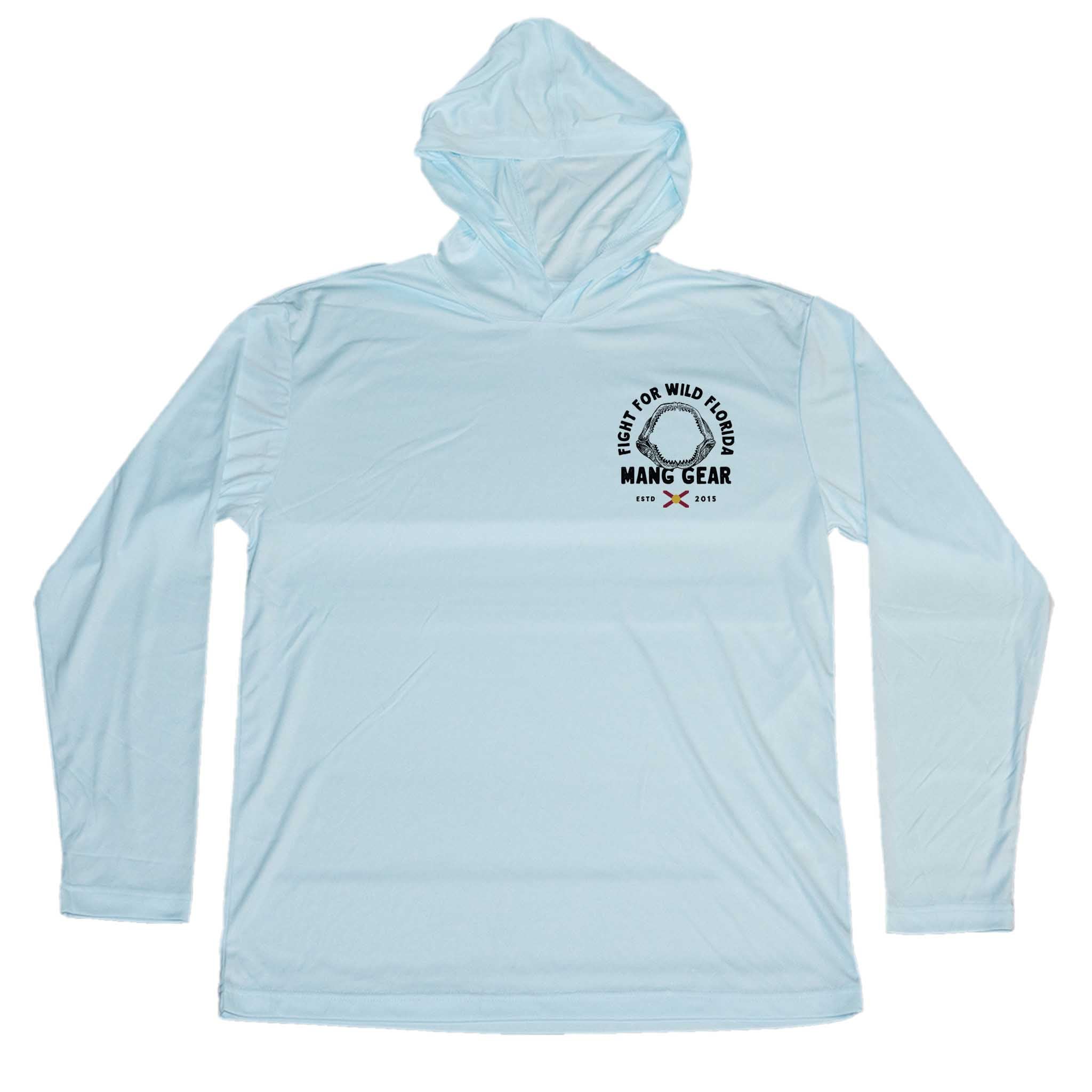 MANG Fight For Wild Florida Shark Jaws - Youth - Hoodie - -