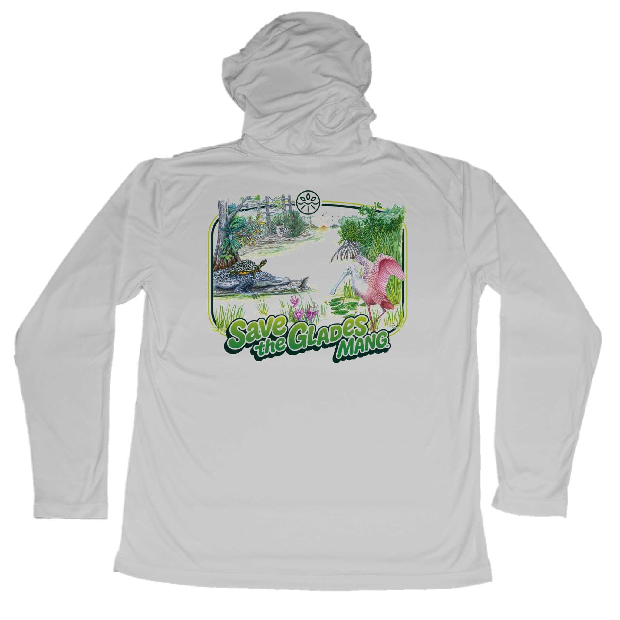 MANG Save the Glades MANG Premium Hoodie - S-Pearl Grey