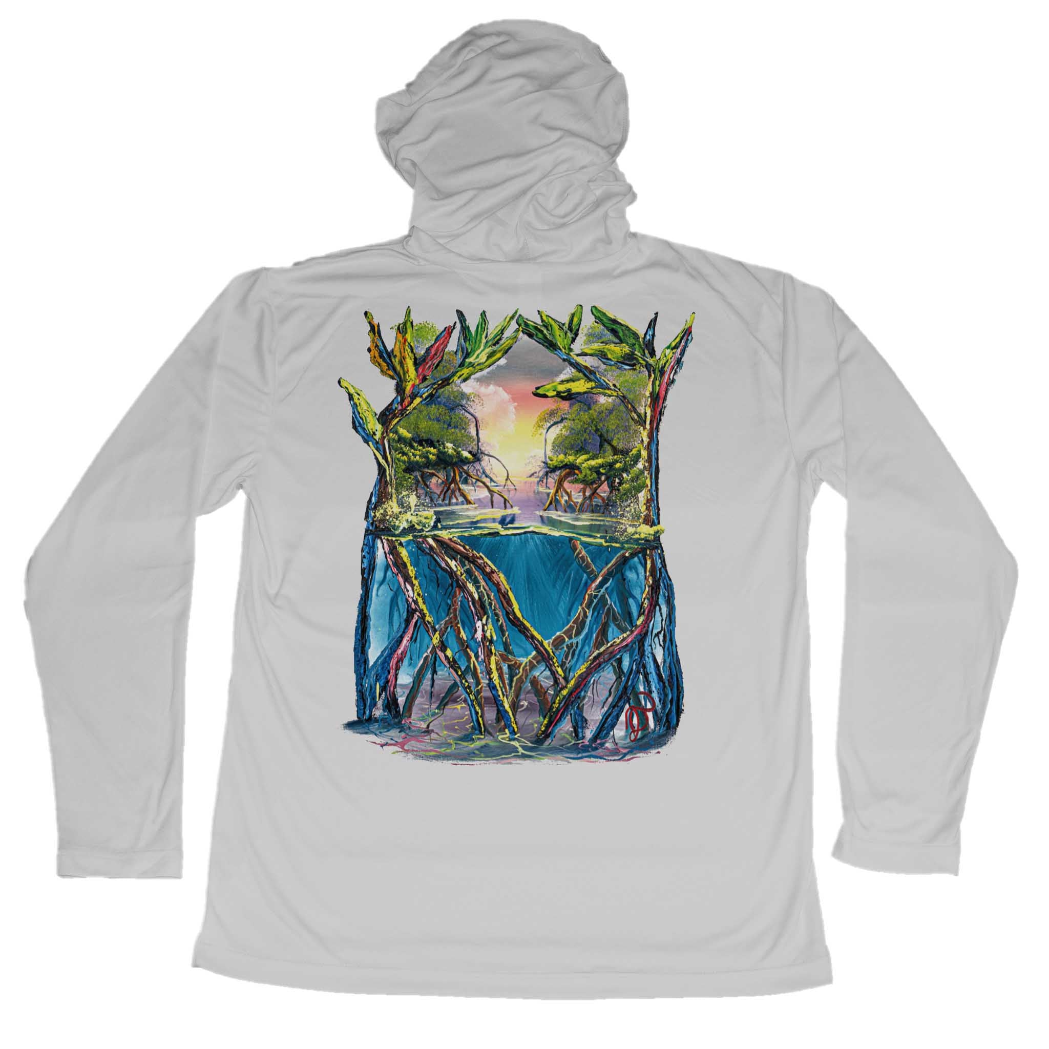 MANG Guard the Groves MANG - Youth - Hoodie - YXS-Pearl Gray