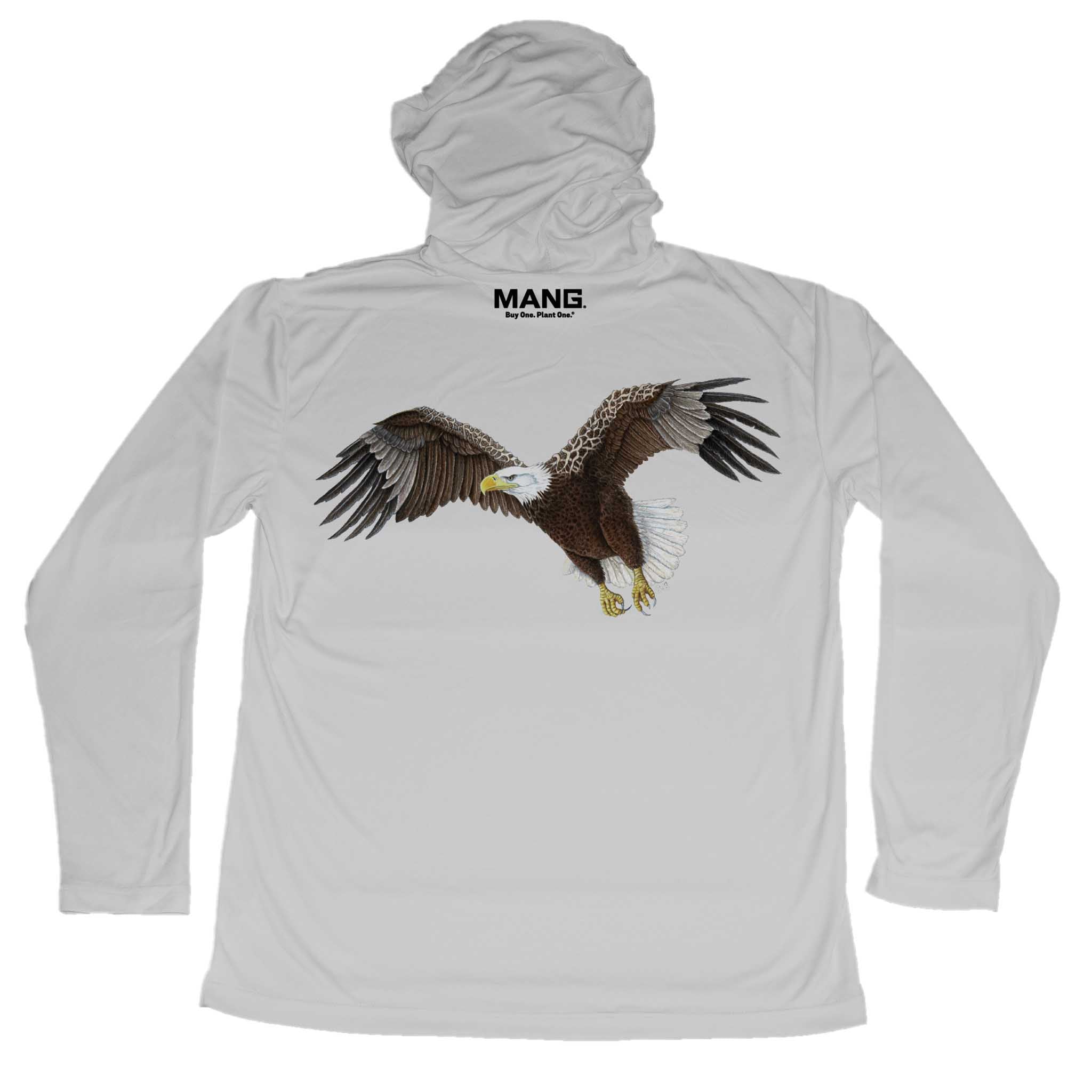 MANG Eagle MANG Hoodie - S-Pearl Grey