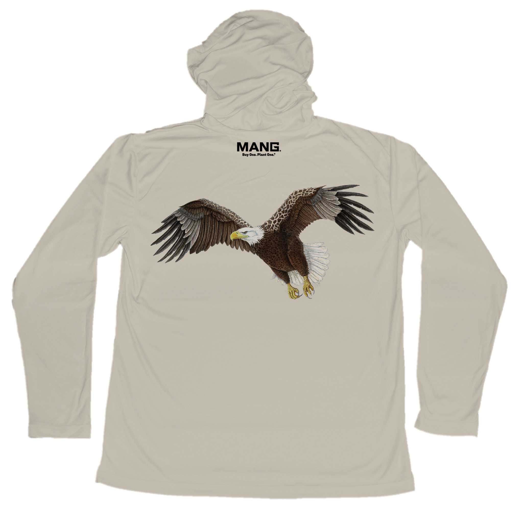 MANG Eagle MANG Hoodie - S-Tan