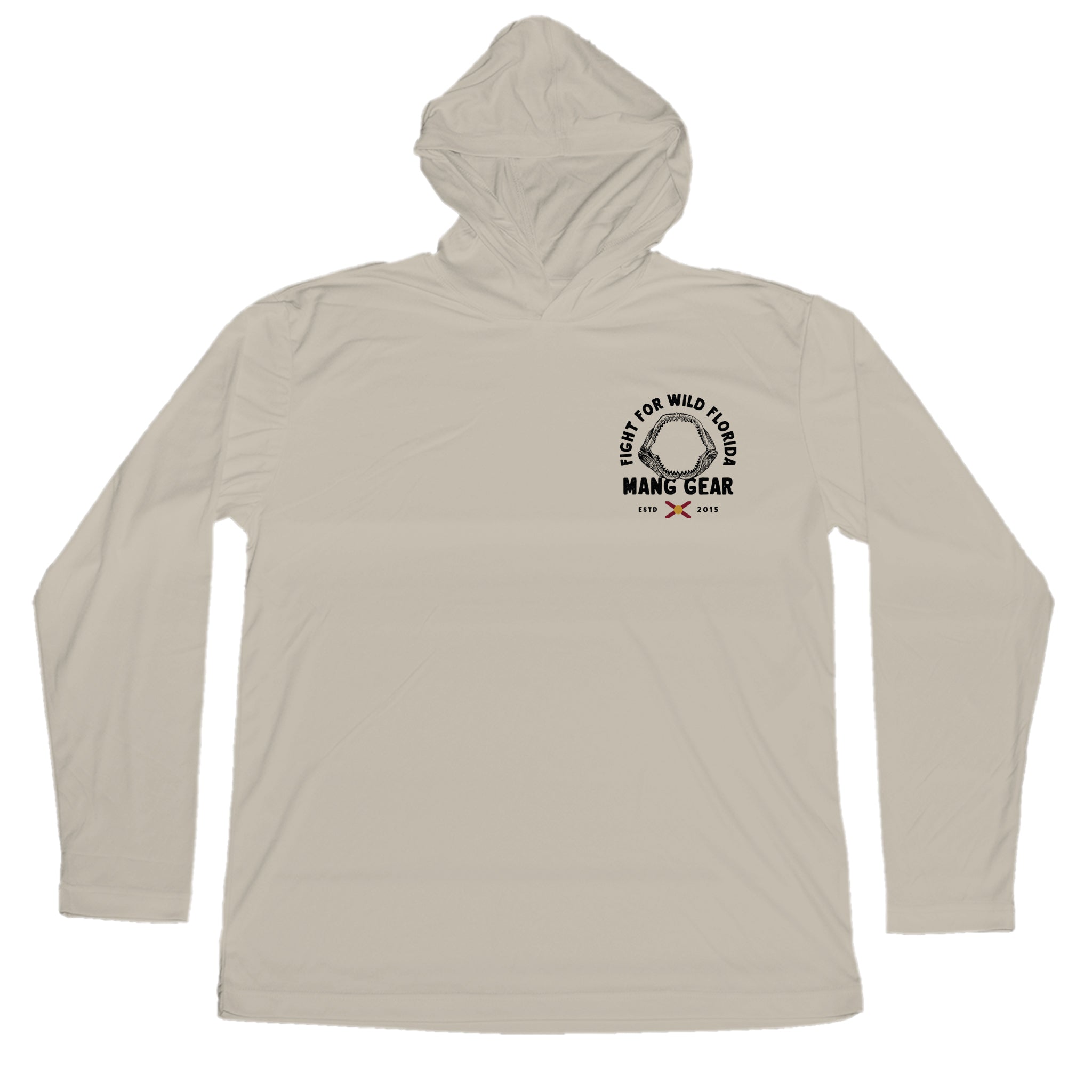 MANG Fight For Wild Florida Shark Jaws Hoodie - -