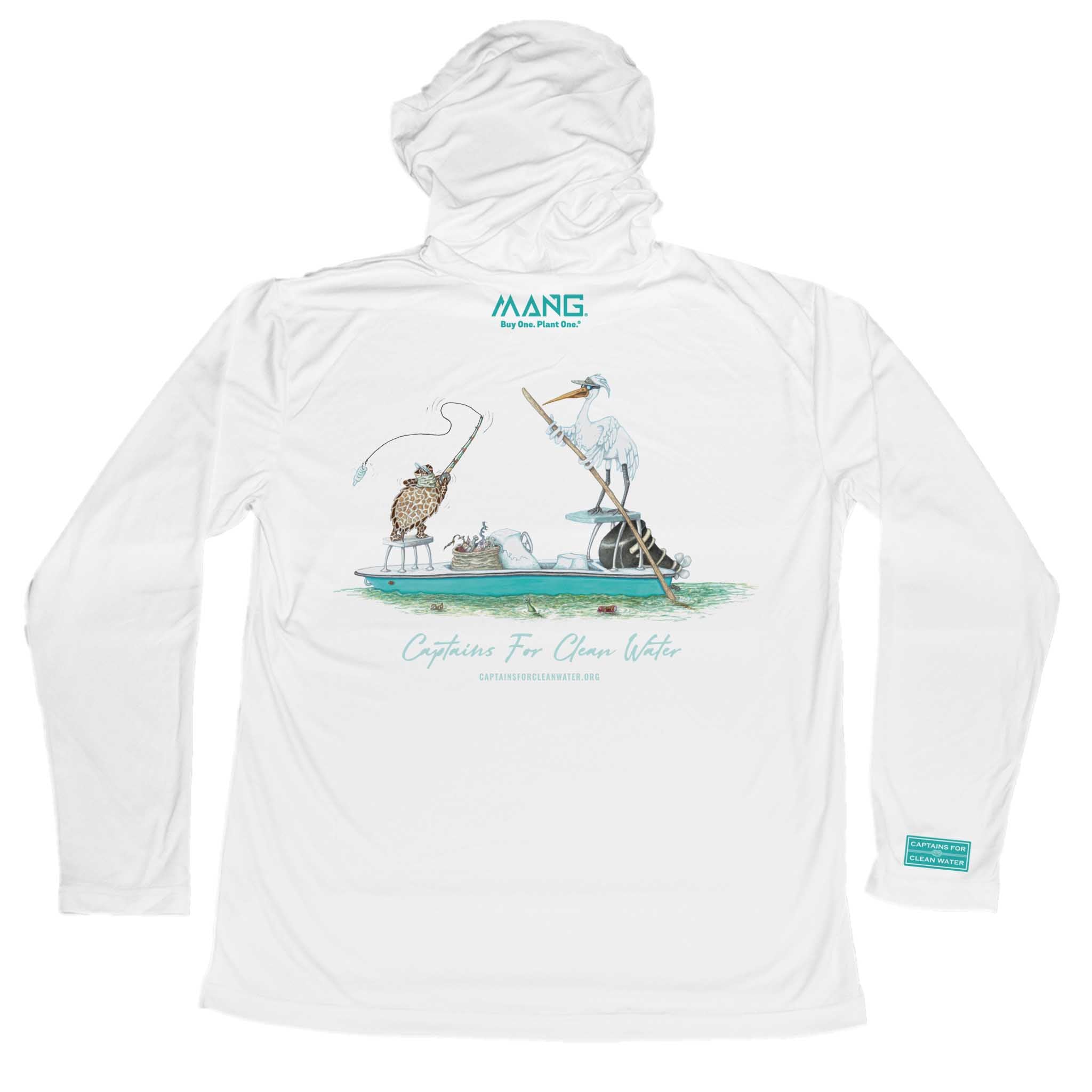 MANG Captain Cleanwater Hoodie - XS-White