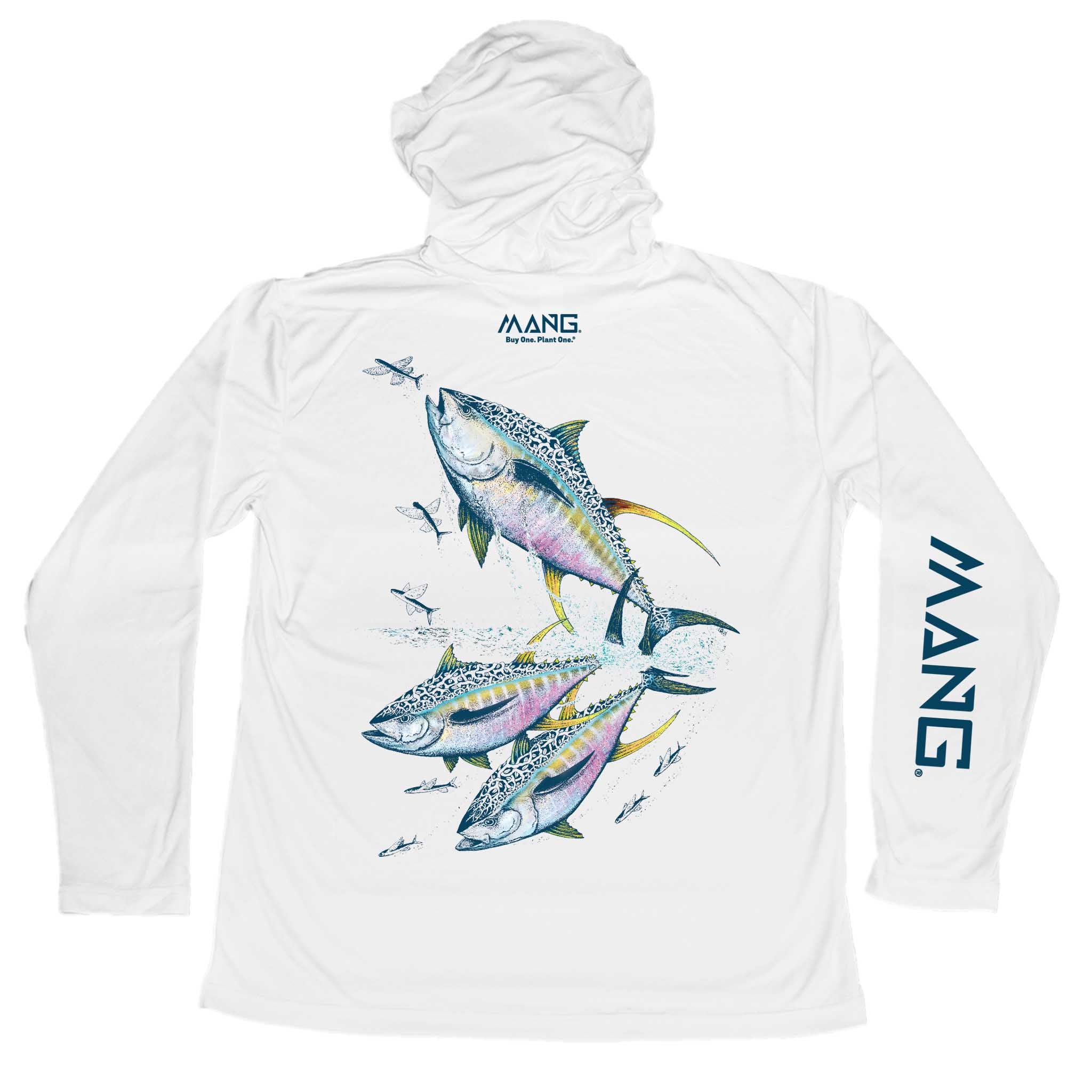 MANG Yellowfin Tuna MANG Hoodie - XS-White