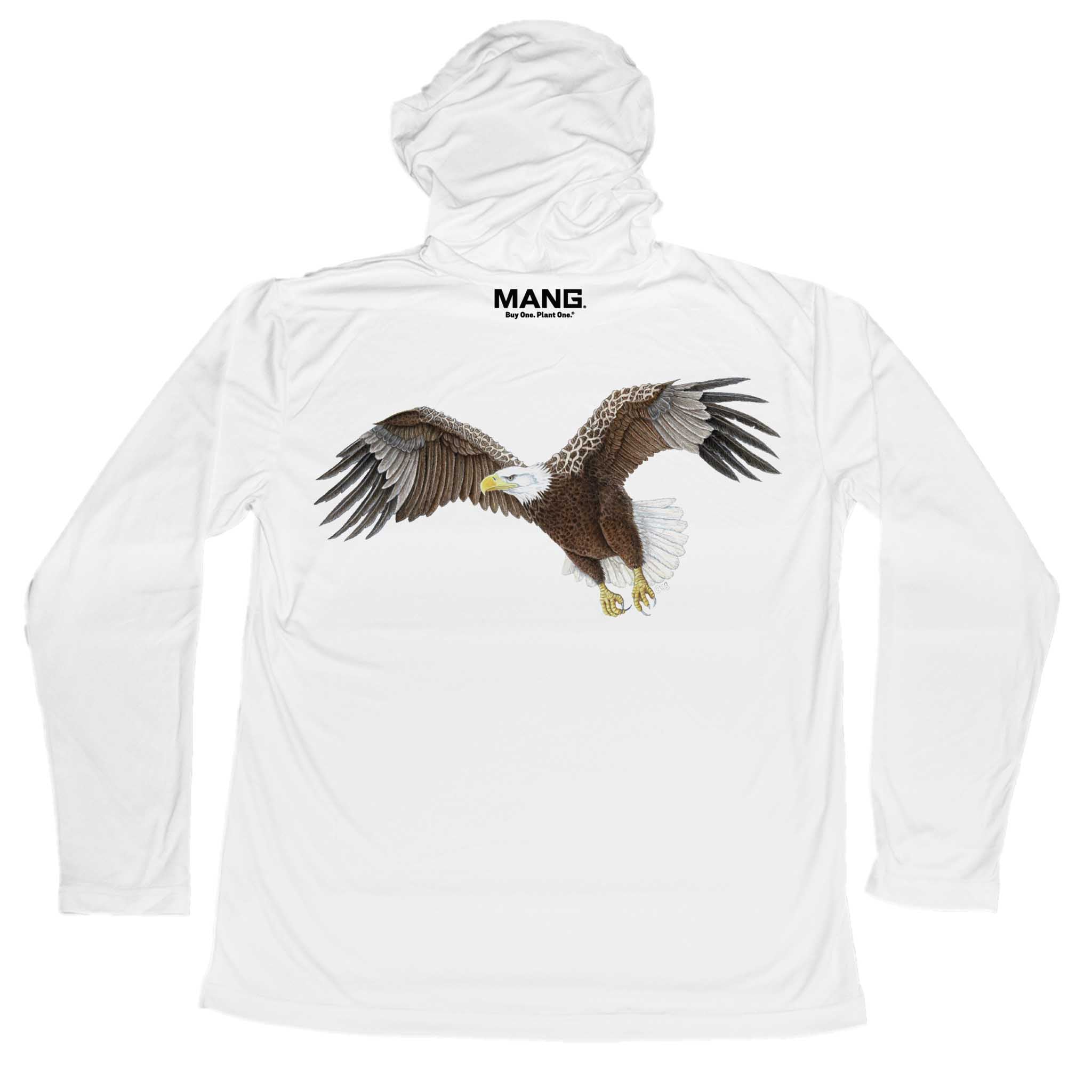 MANG Eagle MANG Hoodie - S-White
