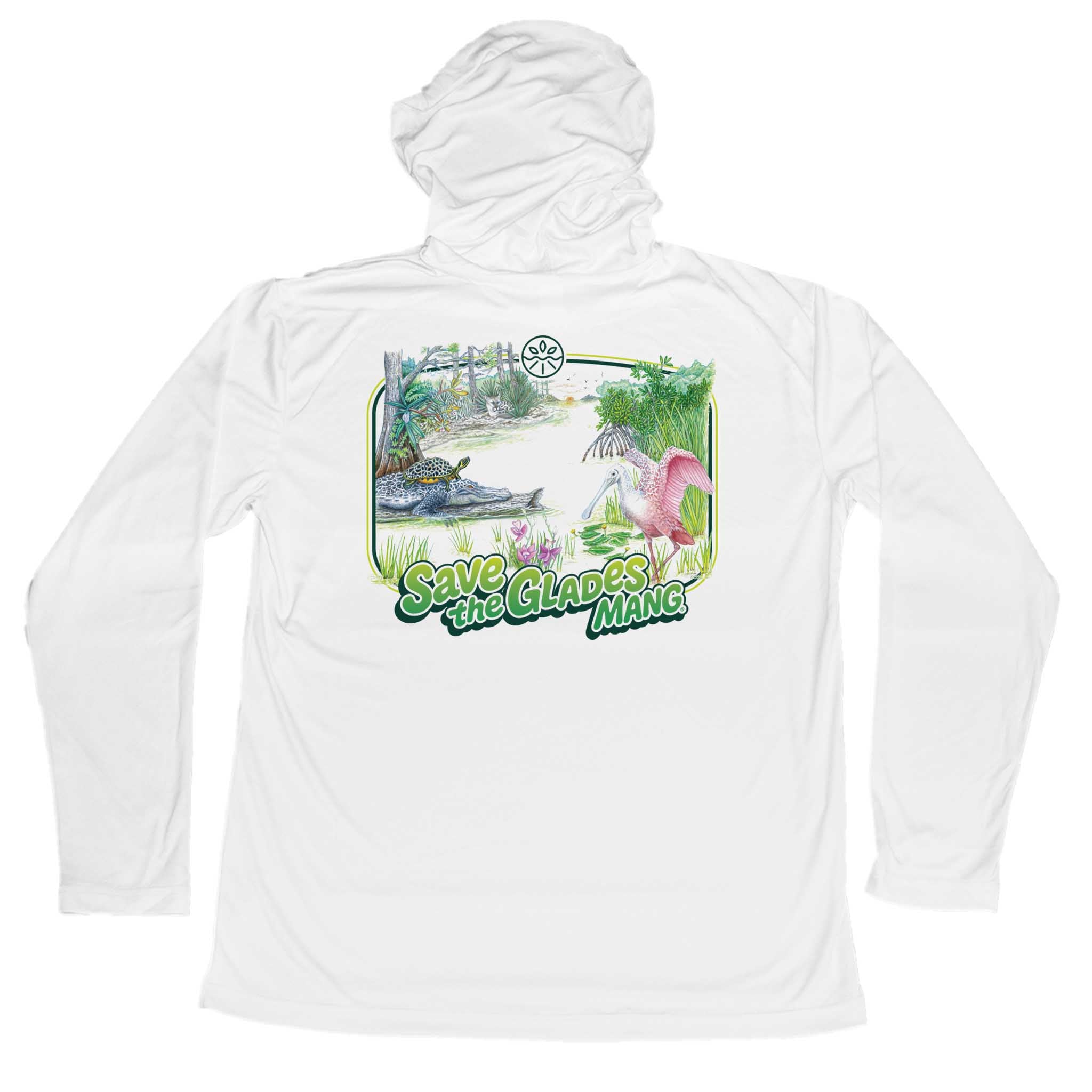 MANG Save the Glades MANG - Youth - Hoodie - YXS-White
