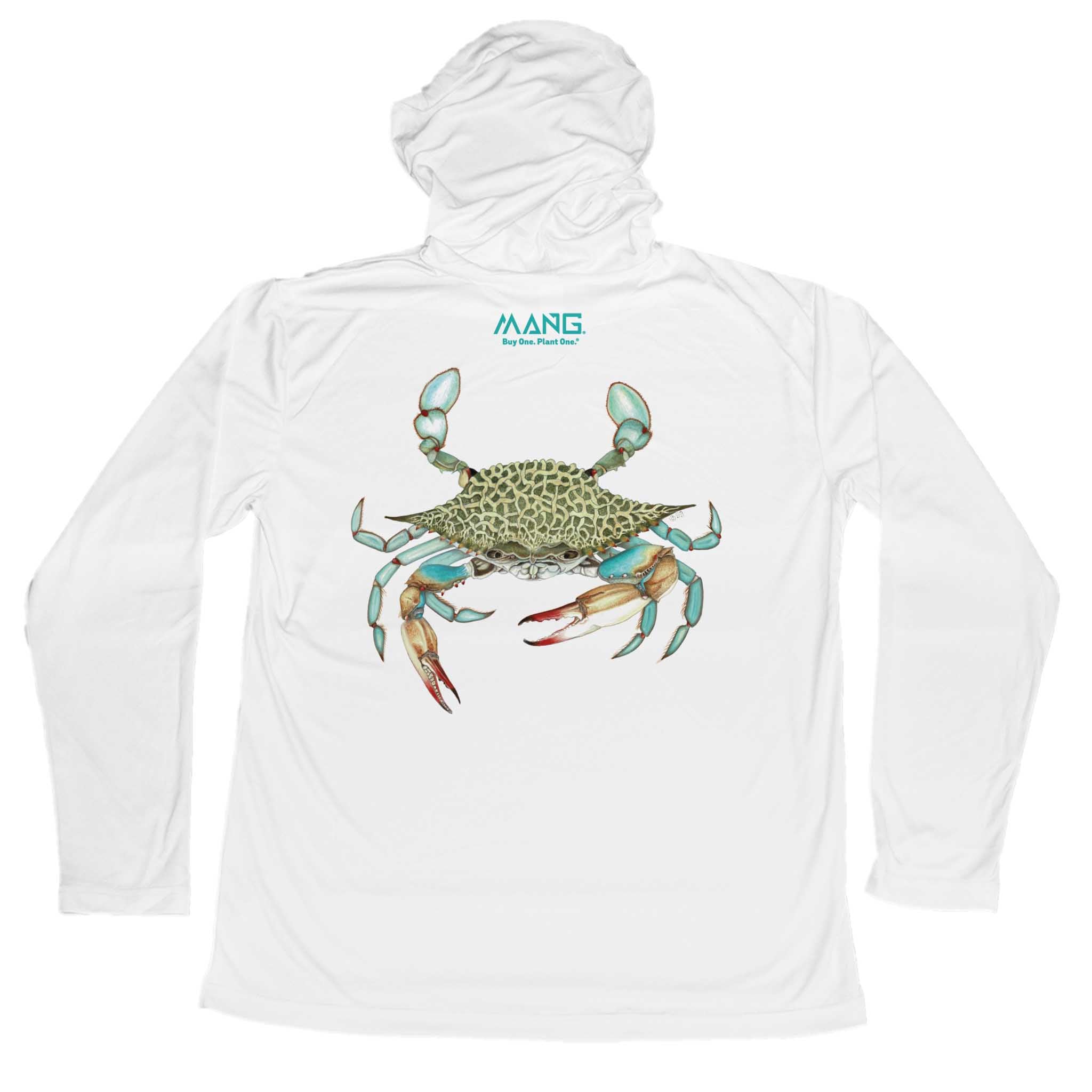 MANG Blue Crab MANG - Youth - Hoodie - YXS-White