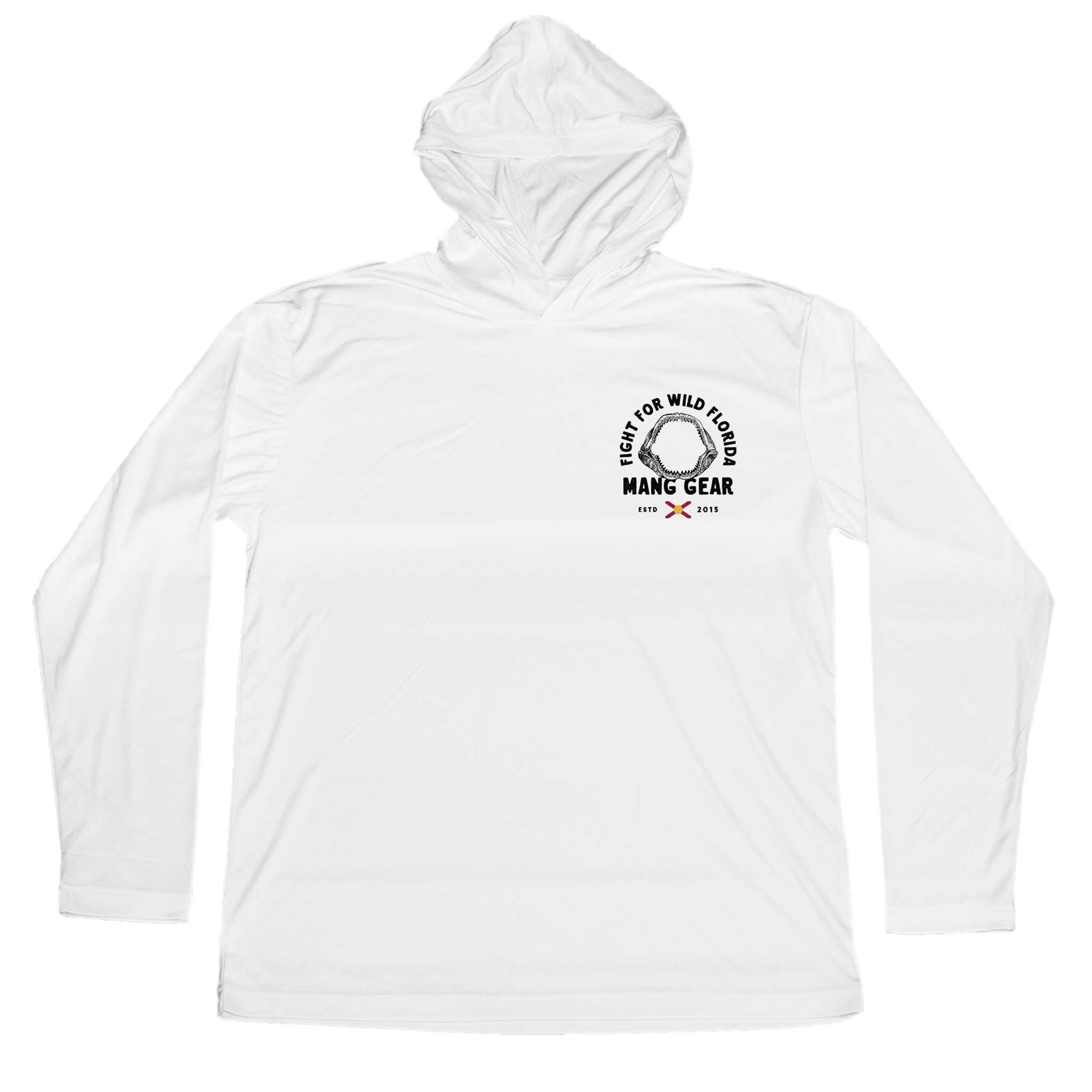 MANG Fight For Wild Florida Shark Jaws - Youth - Hoodie - -