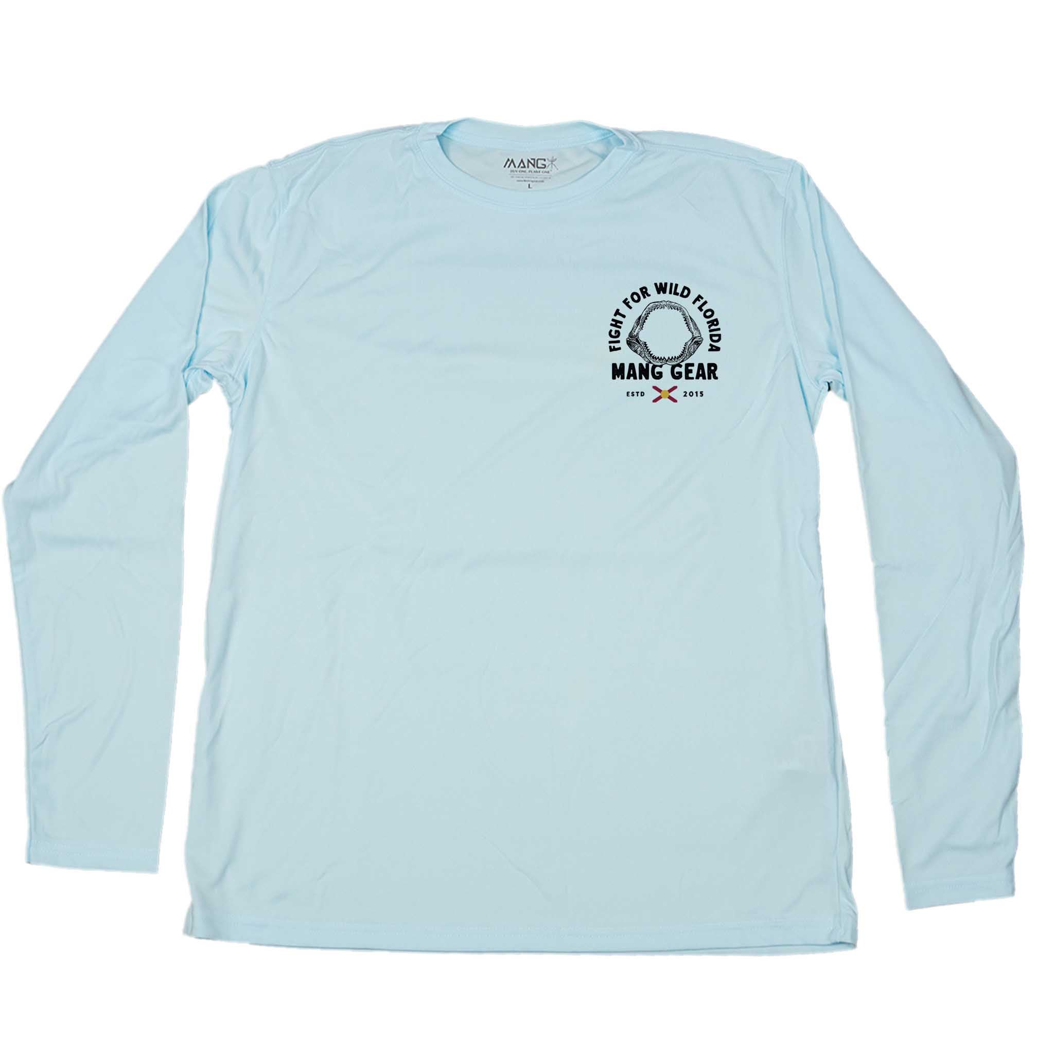 MANG Fight For Wild Florida Shark Jaws - LS - -