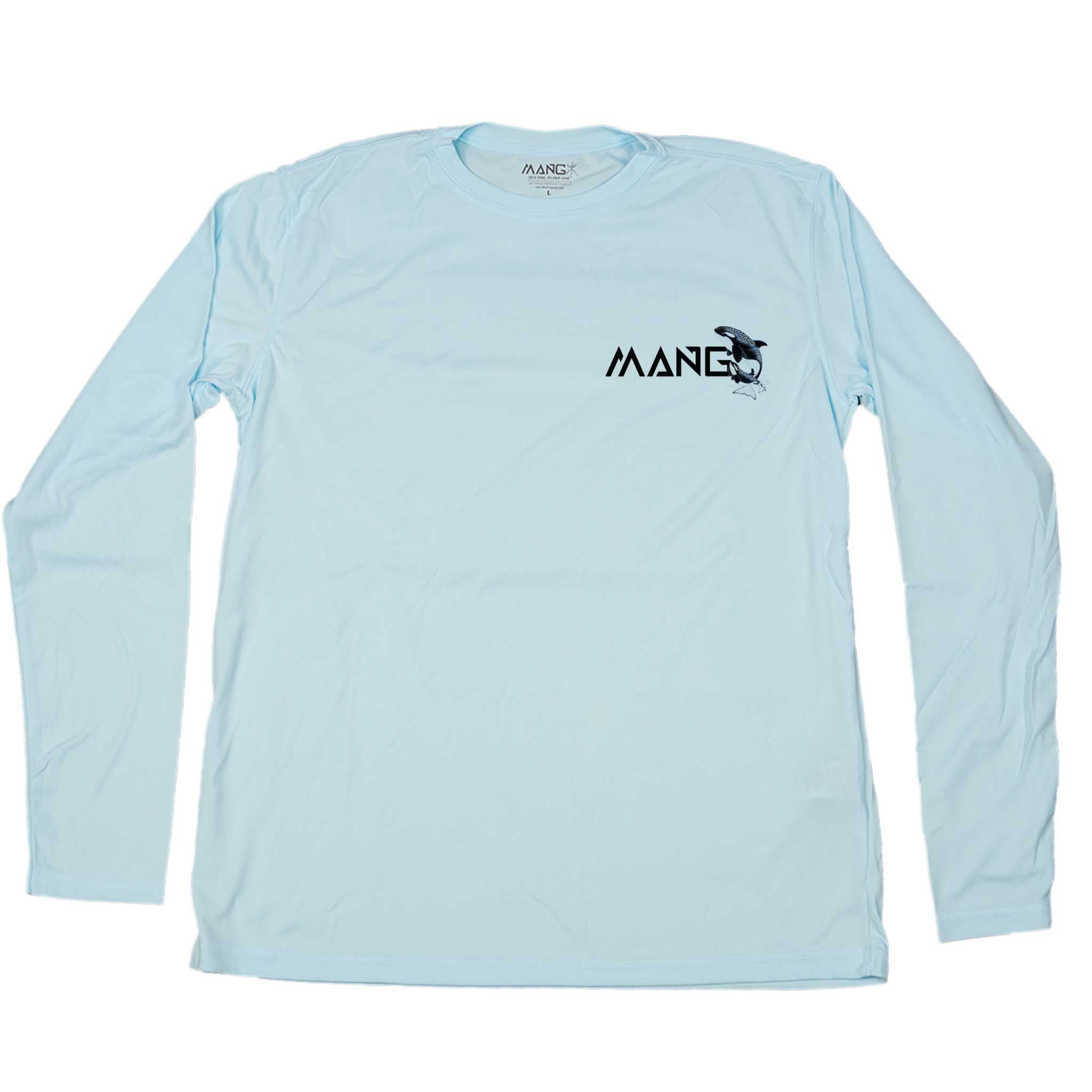 新品未使用　SEA GRAPHIC L/S TEE Men's Orca Long Sleeve UPF 50 Sun Shirt | MANG Gear