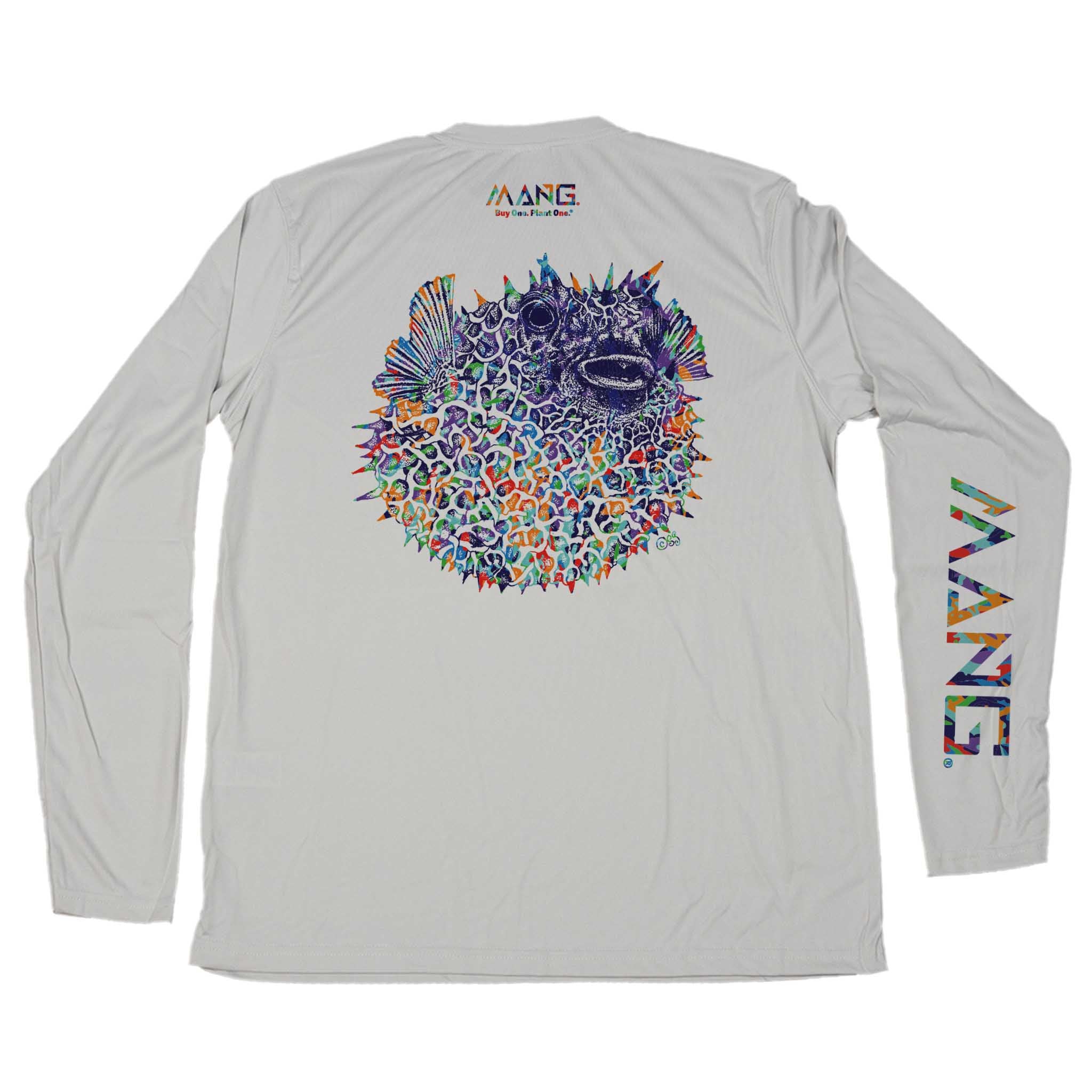 MANG Pufferfish MANG - LS - XS-Pearl Gray