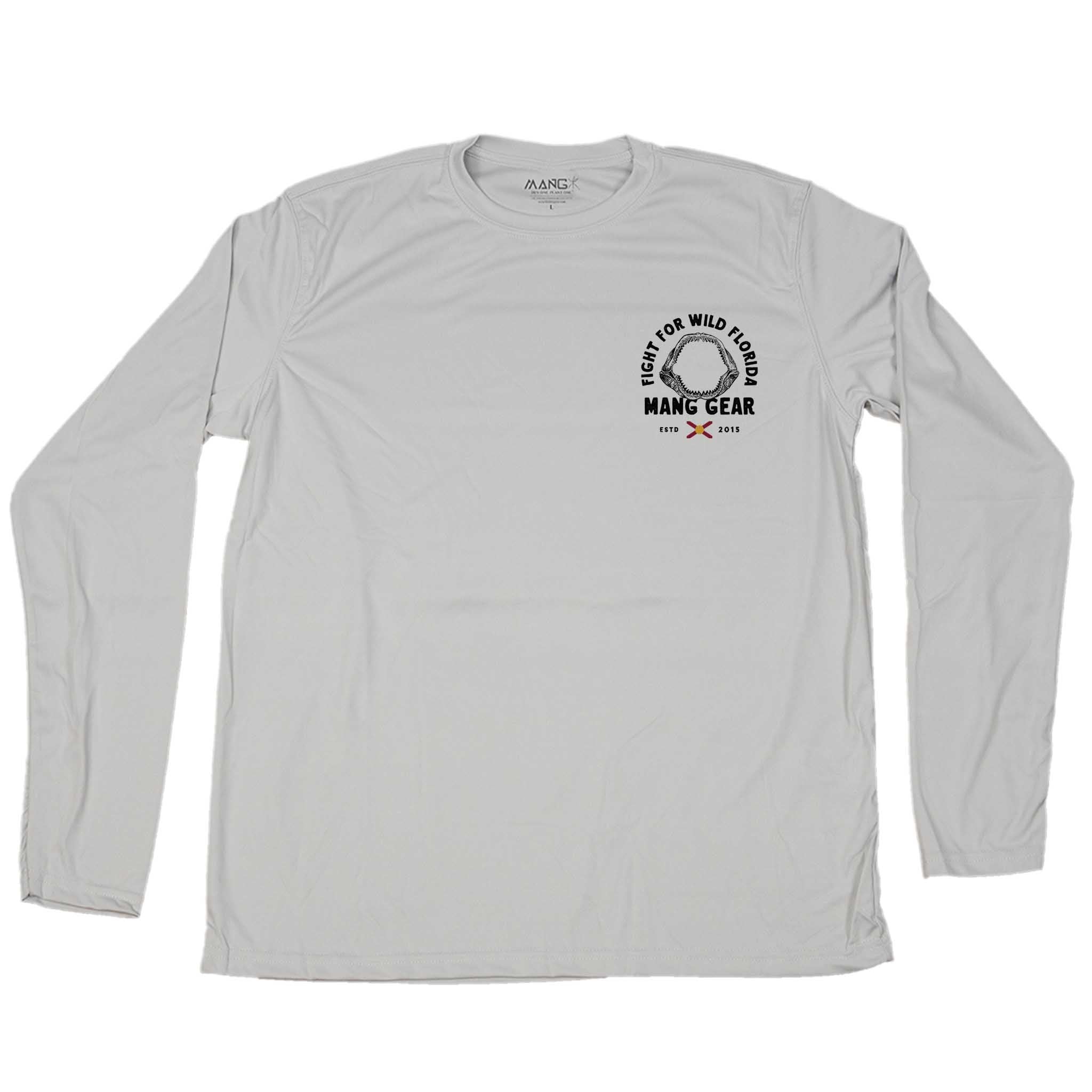 MANG Fight For Wild Florida Shark Jaws - LS - -