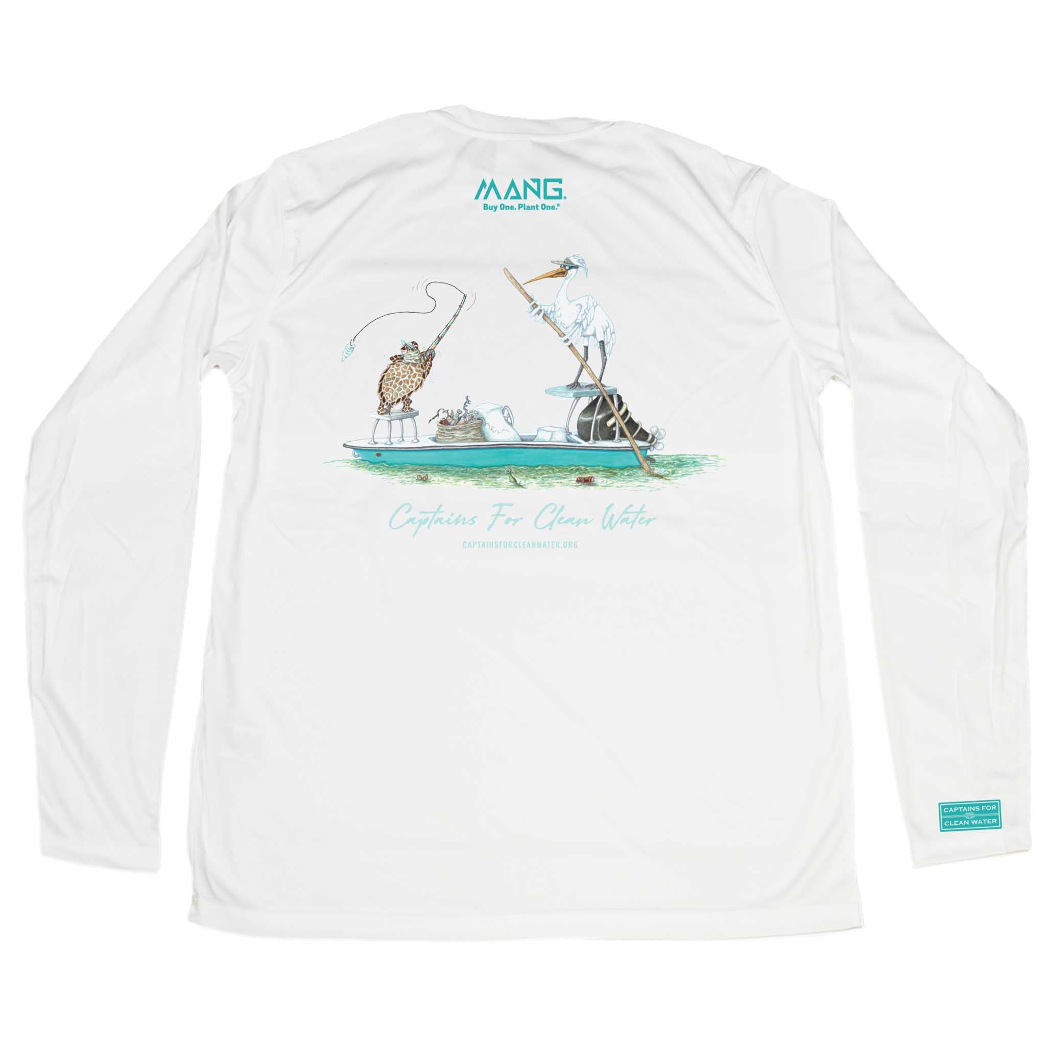 MANG Captain Cleanwater - LS - XS-White
