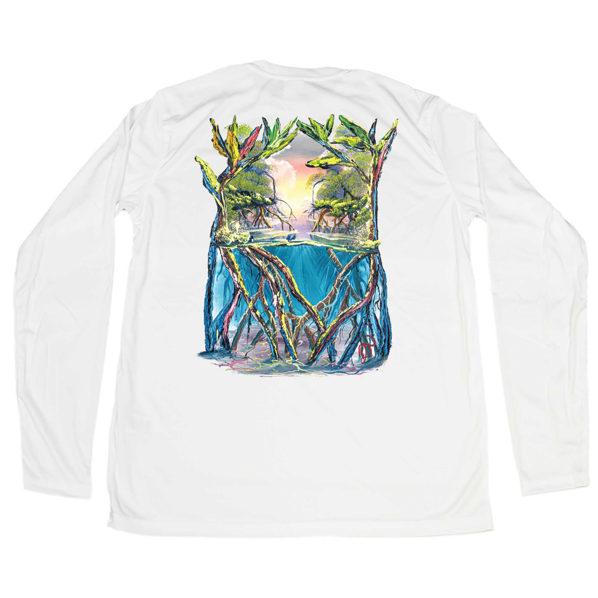 MANG Guard the Groves MANG - LS - XS-White