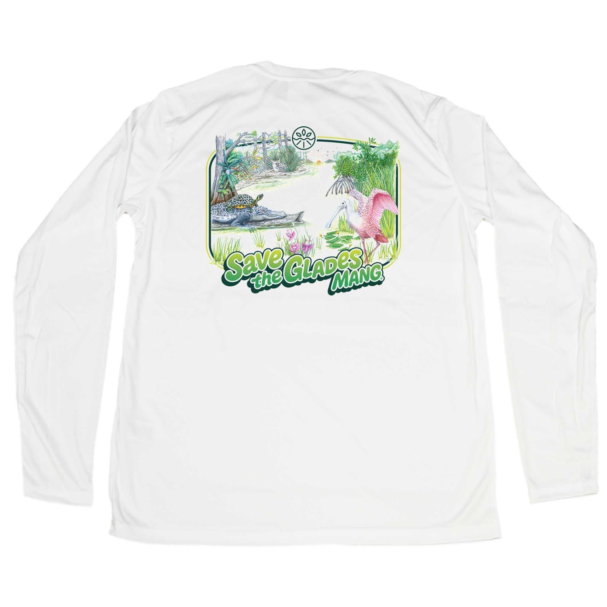 MANG Save the Glades MANG - LS - XS-White