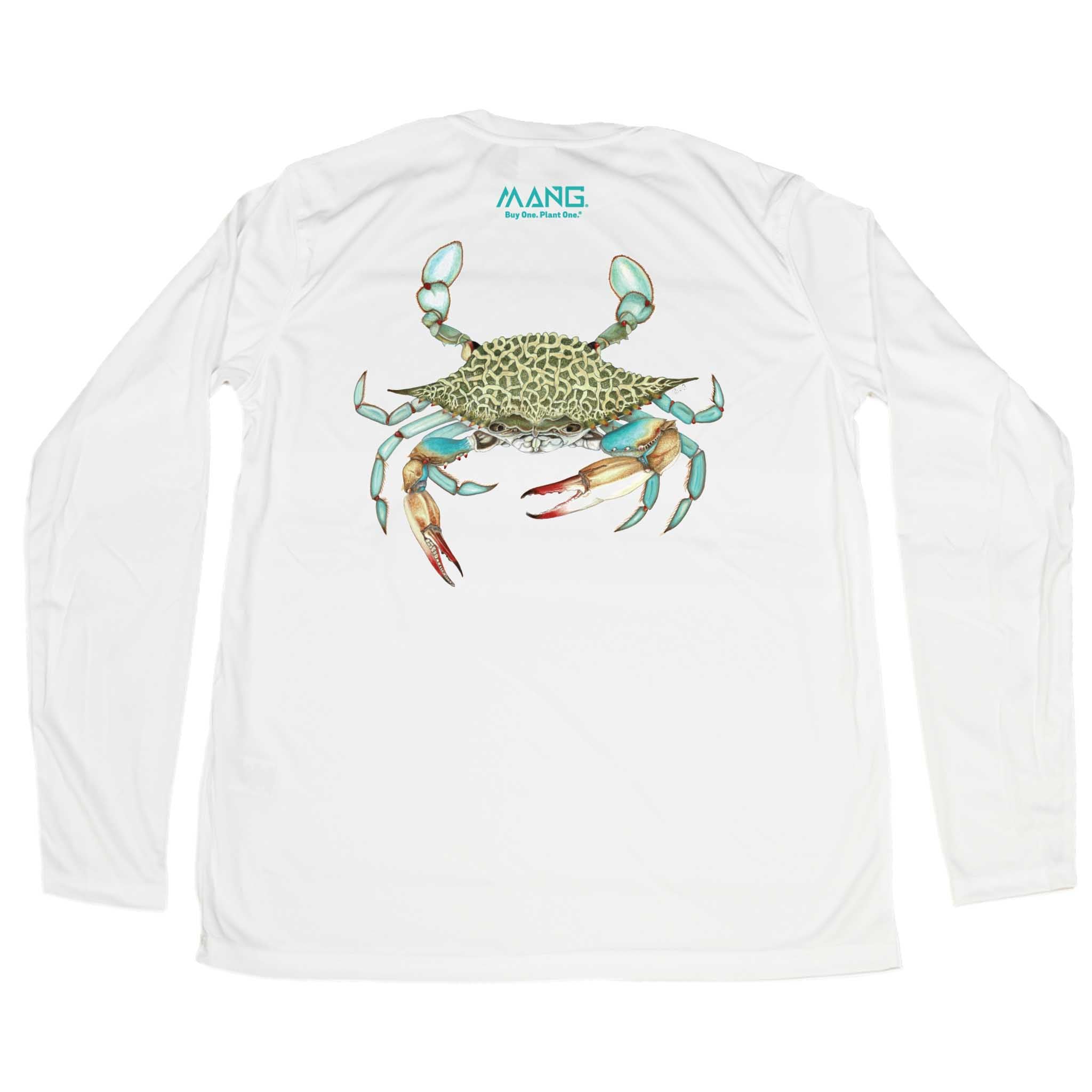 MANG Blue Crab MANG - LS - XS-White