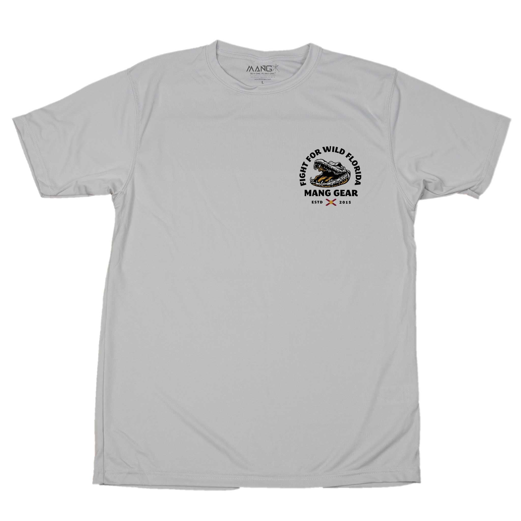 Men's Fight For Wild Florida Gator Short Sleeve Sun Shirt | MANG Gear