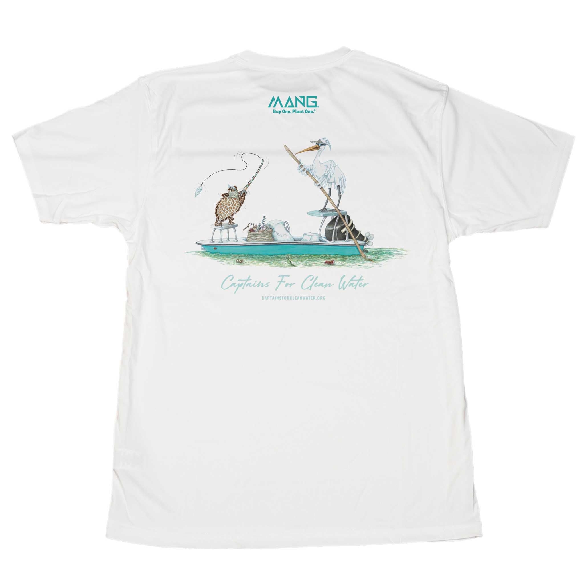 Men's Captains For Clean Water Short Sleeve UPF 50 Sun Shirt