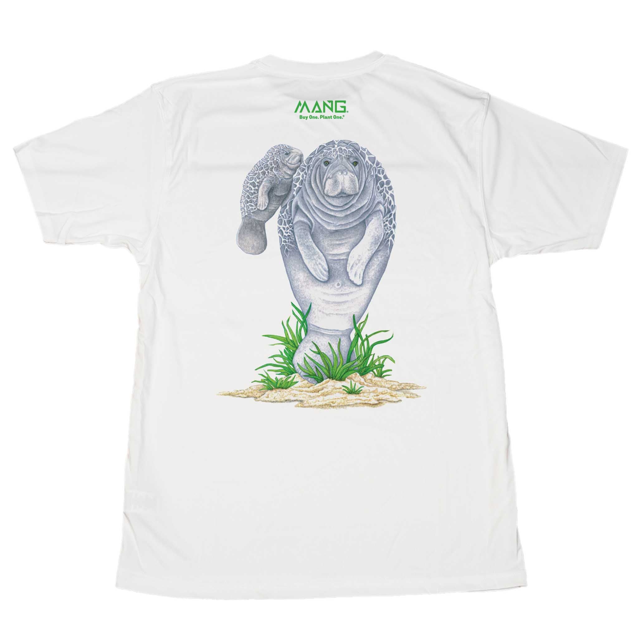 Men's Mamma Manatee Short Sleeve UPF 50 Sun Shirt | MANG Gear