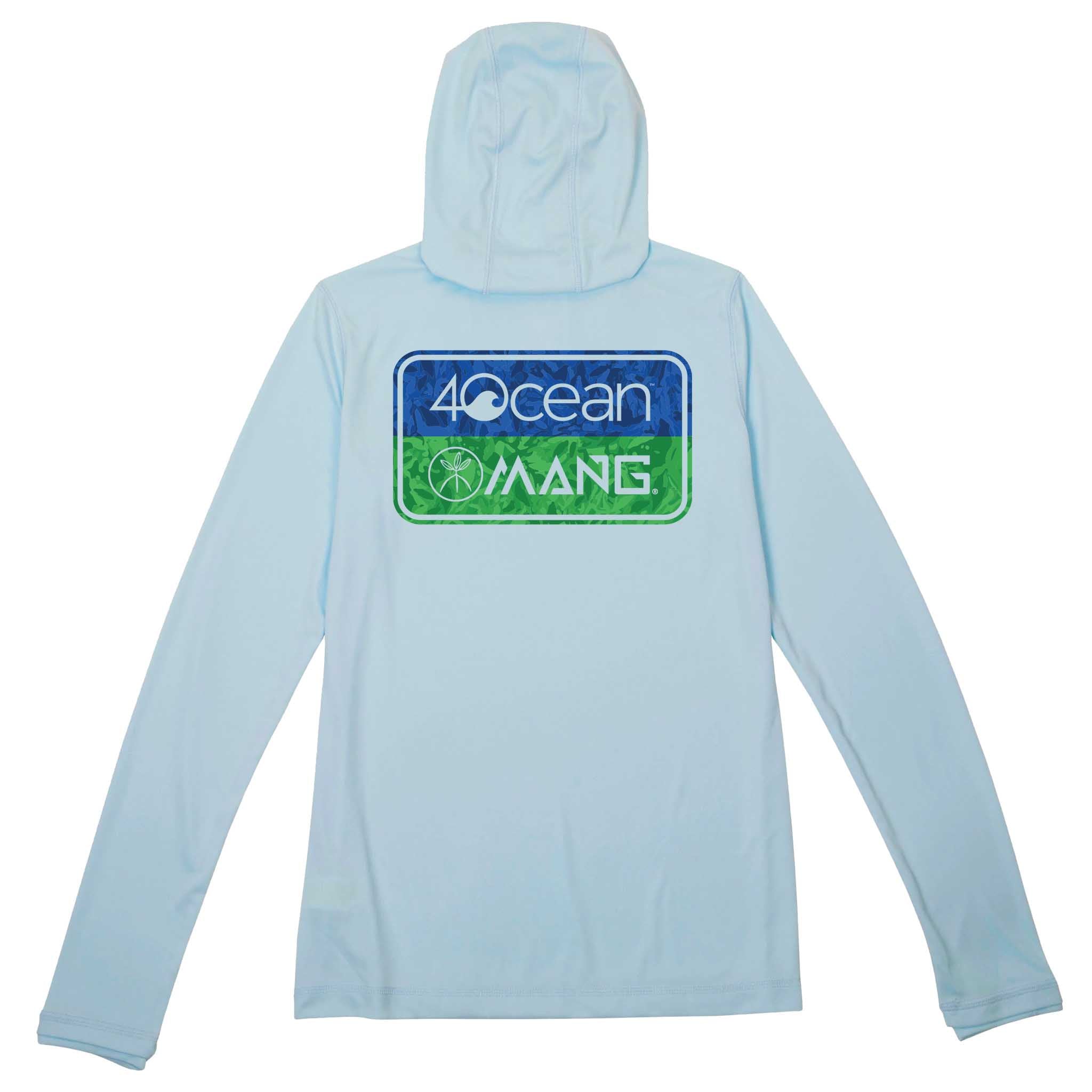 MANG 4ocean Quick Strike Eco Hoodie - Women's - XS-Arctic Blue