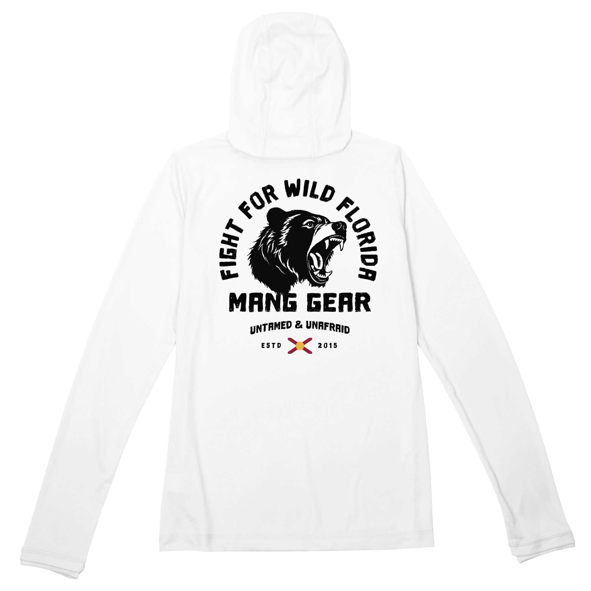 MANG Fight For Wild Florida Bear Premium Hoodie - Women's - XS-White