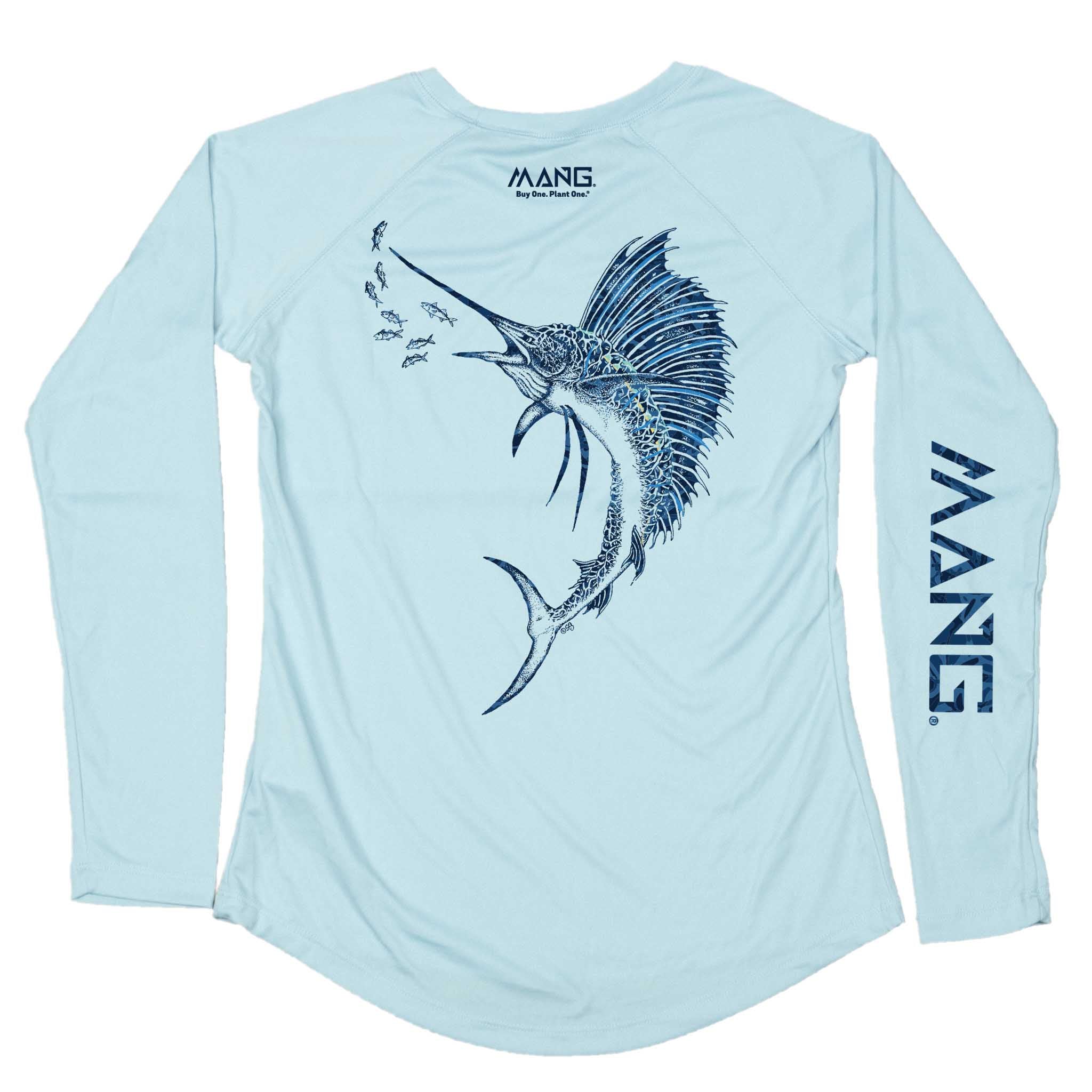 MANG Sailfish MANG - Women's - LS - XS-Arctic Blue