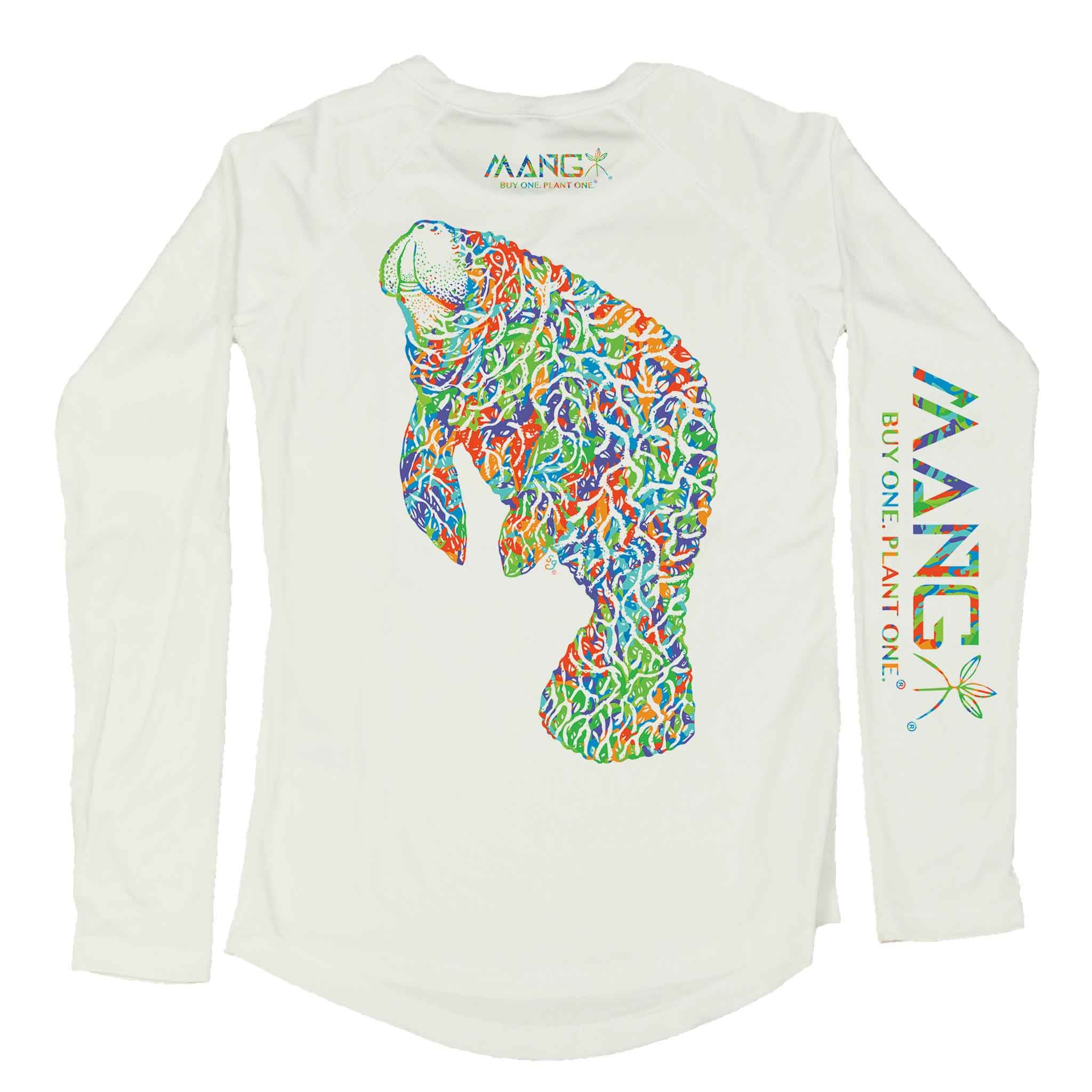 Women's Bimini Twist Manatee Long Sleeve UPF 50 Sun Shirt | MANG Gear