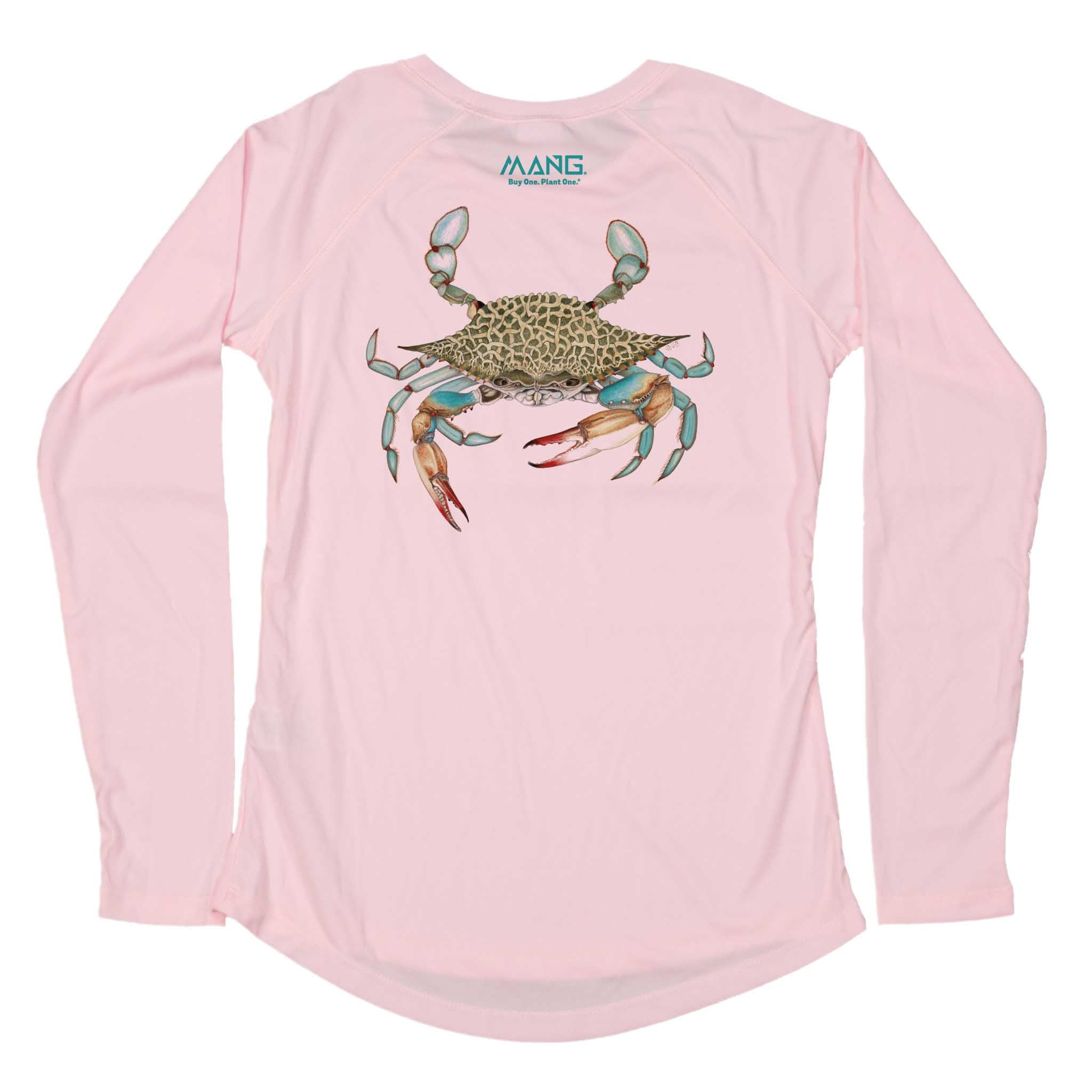 MANG Blue Crab MANG - Women's - LS - XS-Pink