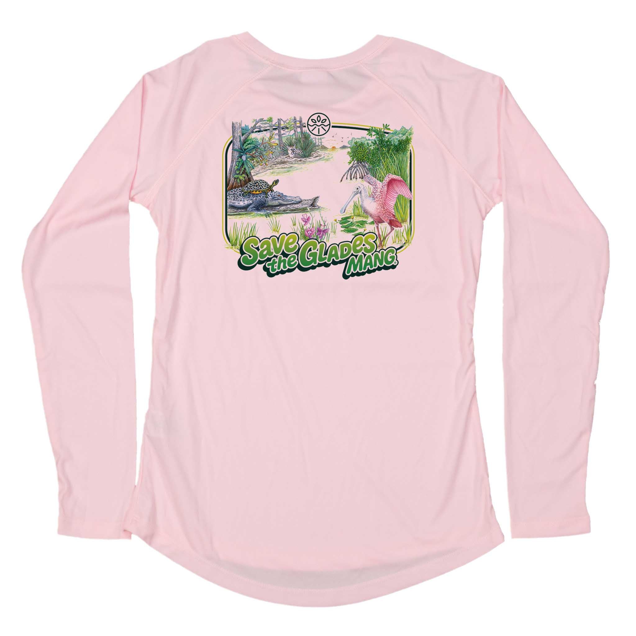 MANG Save the Glades MANG - Women's - LS - XS-Pink