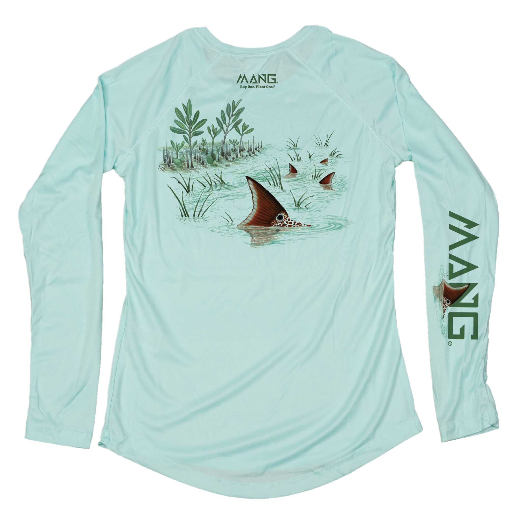 Women's Tailing Redfish Performance Longsleeve Shirt | MANG Gear