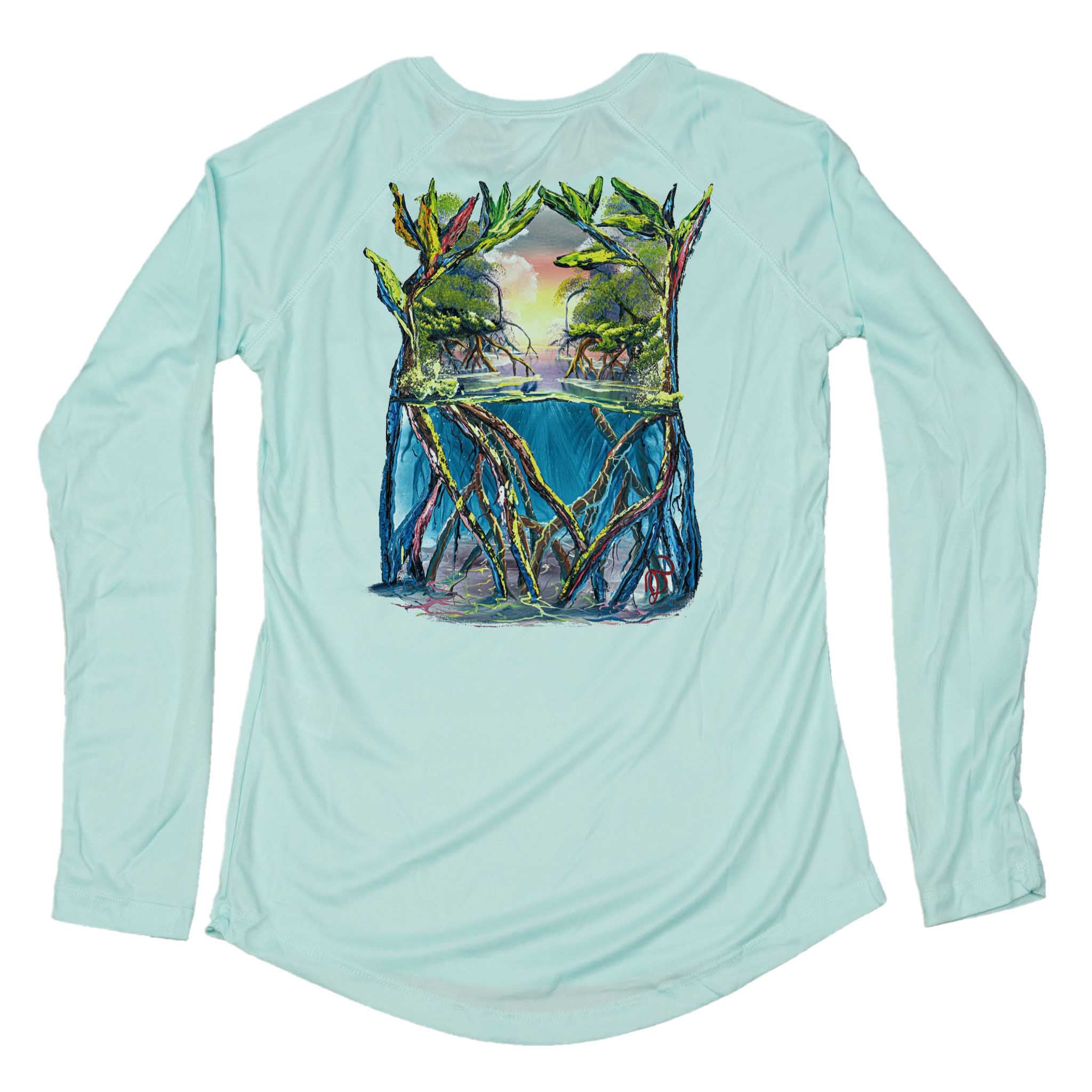 MANG Guard the Groves MANG - Women's - LS - XS-Seagrass
