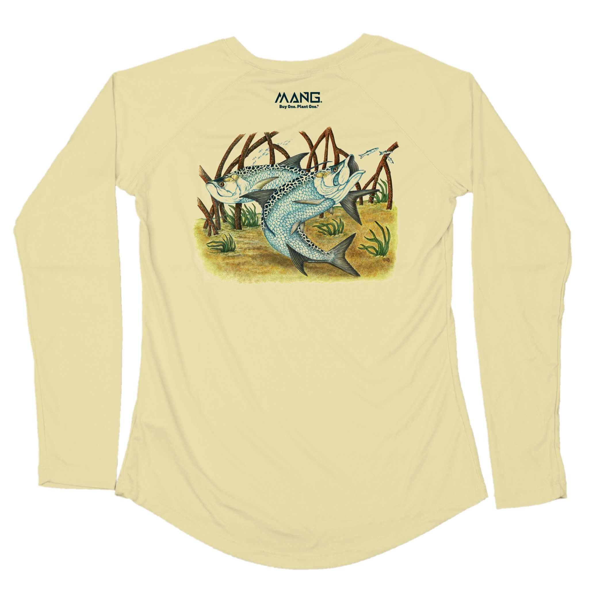 MANG Tarpon School MANG - Women's - LS - XS-Sunshine Yellow
