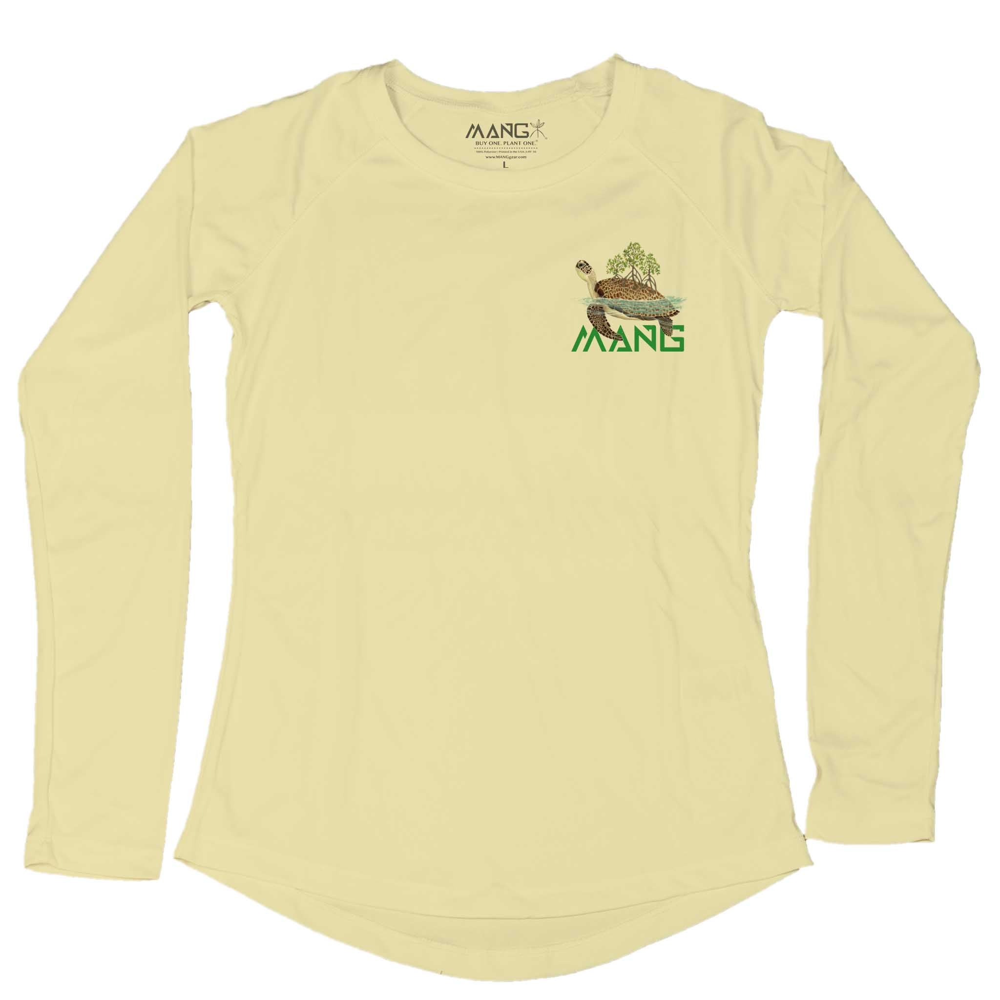 Women's Shell Grove Turtle Long Sleeve UPF 50 Sun Shirt | MANG Gear